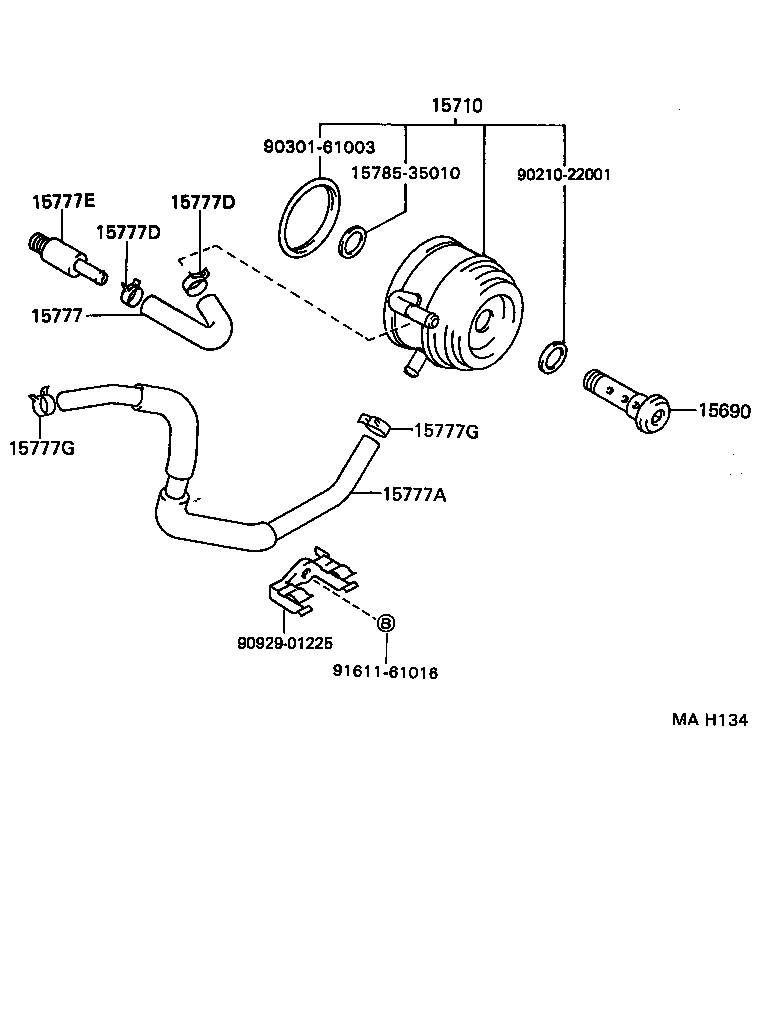 Enfriador de aceite del motor