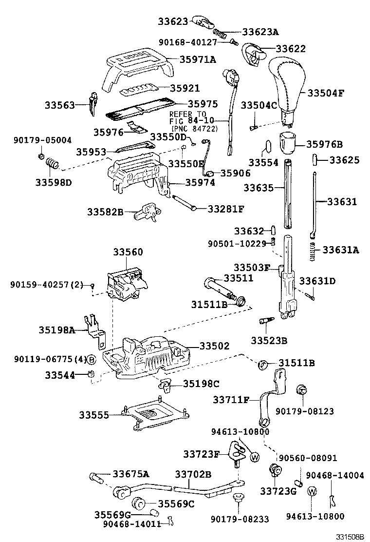 Shift Lever & Retainer