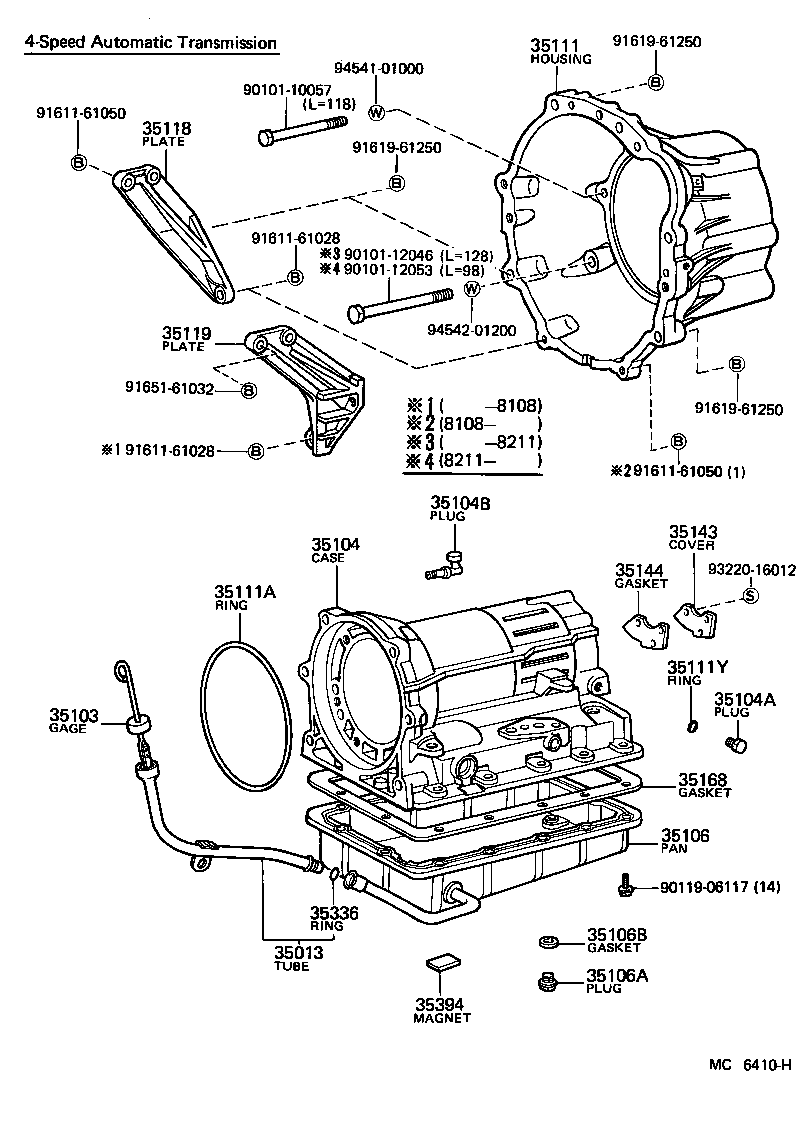 Caja de transmisión y cárter de aceite