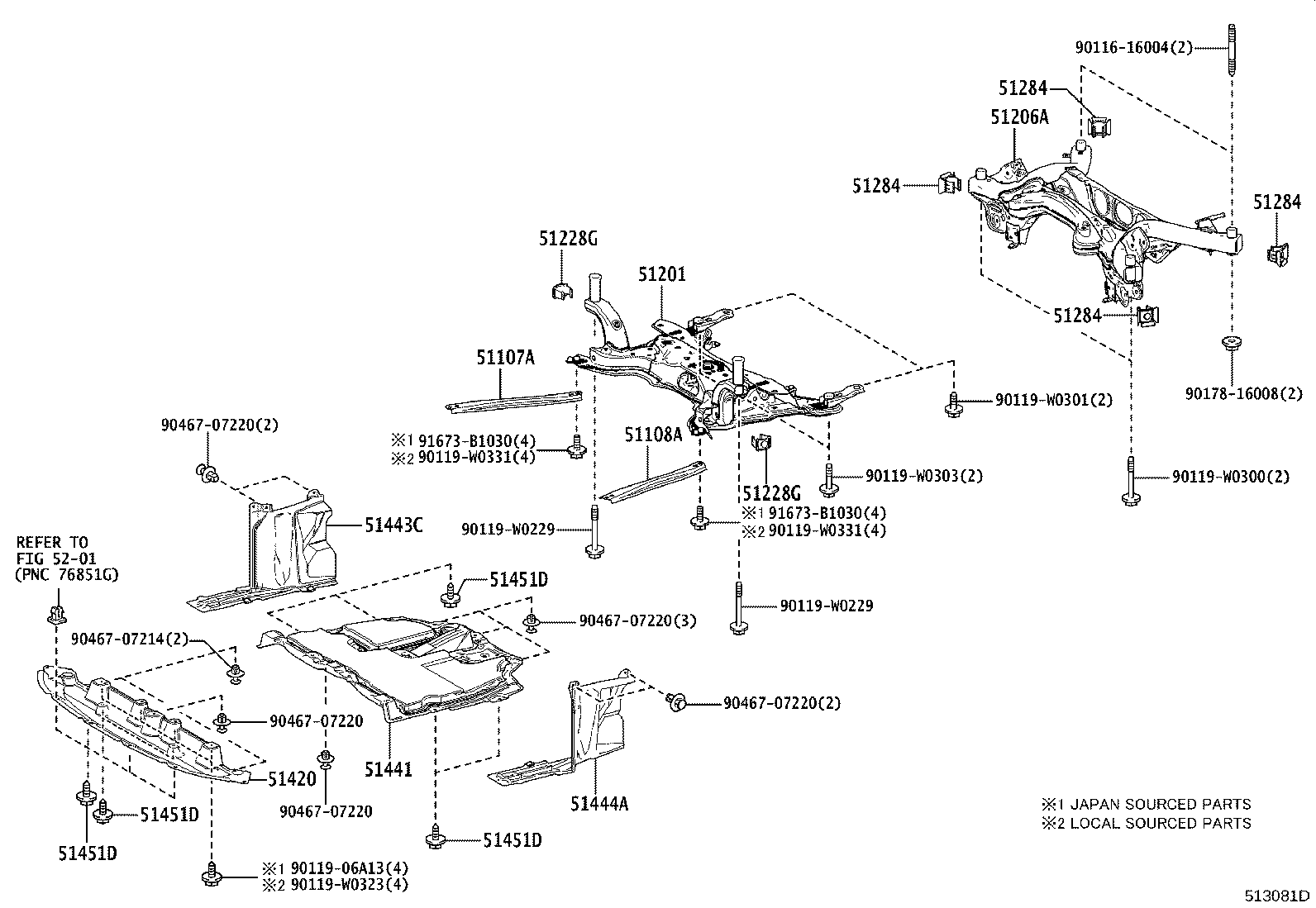 Suspension Crossmember & Under Cover