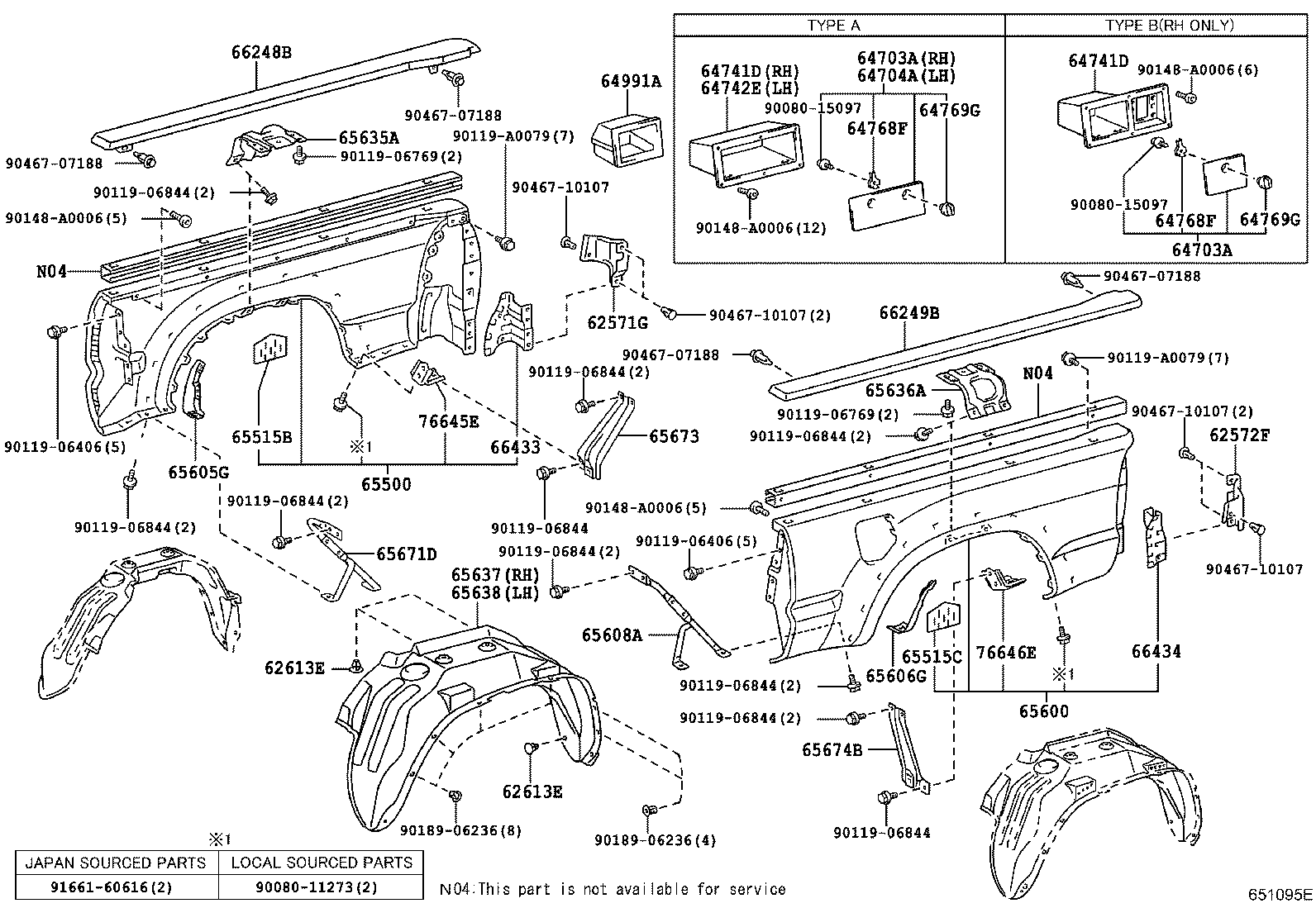 Rear Body Side Panel