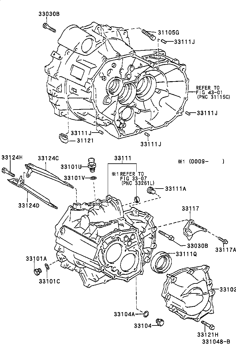 Clutch Housing + Transmission Case