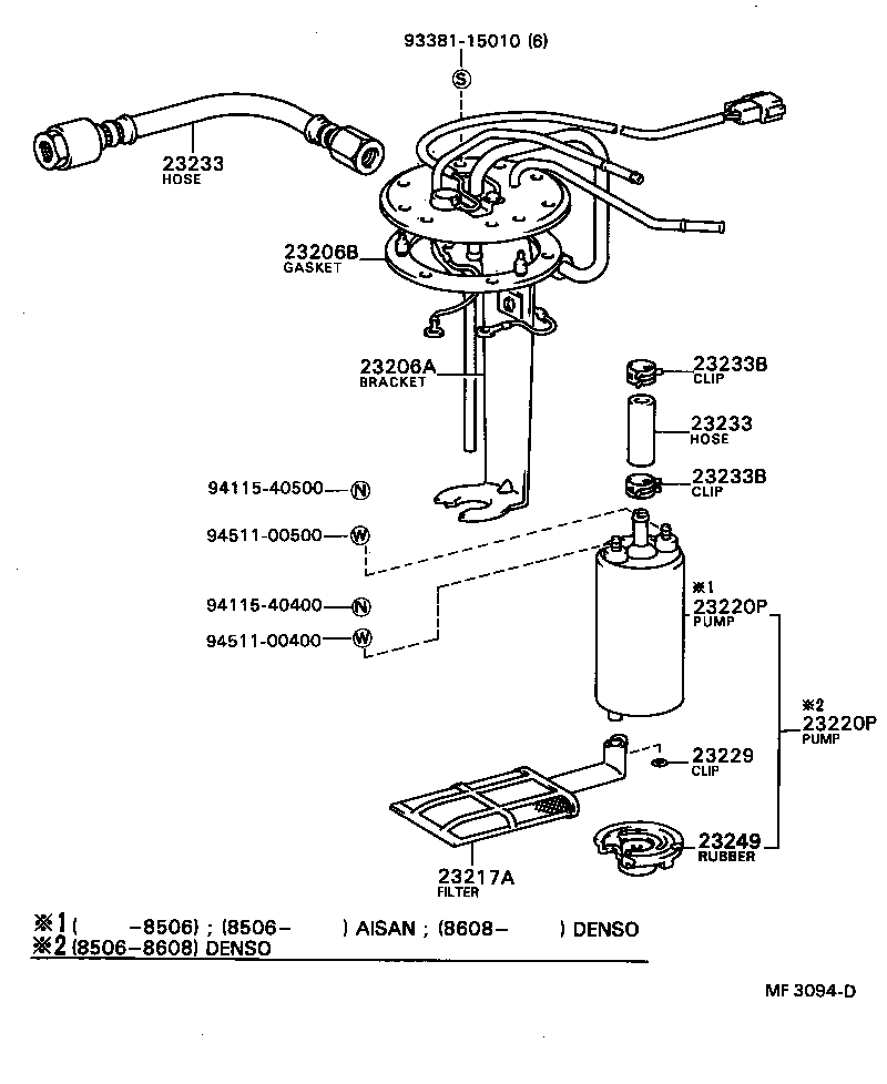 Sistema de inyección de combustible