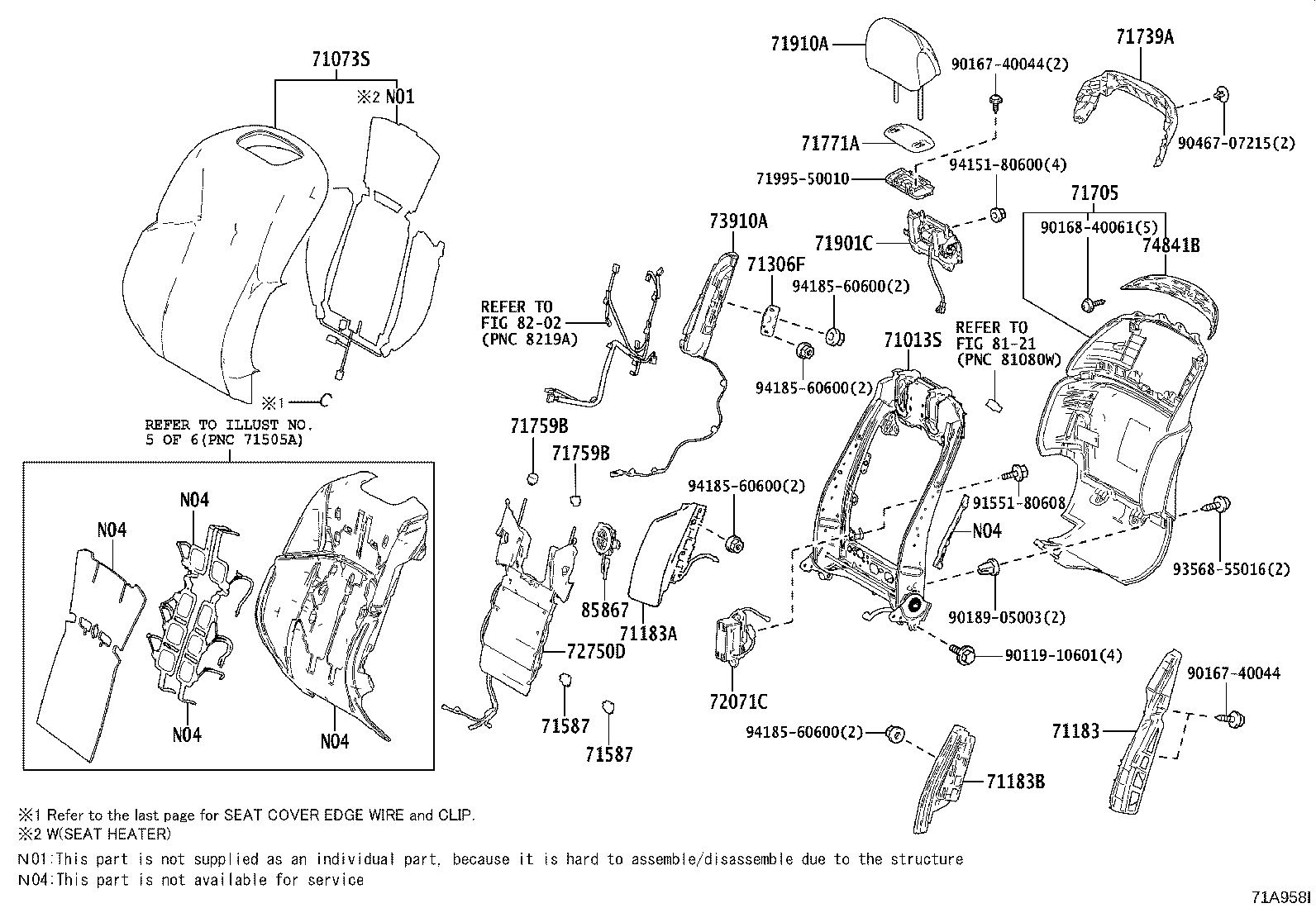Front Seat & Seat Track