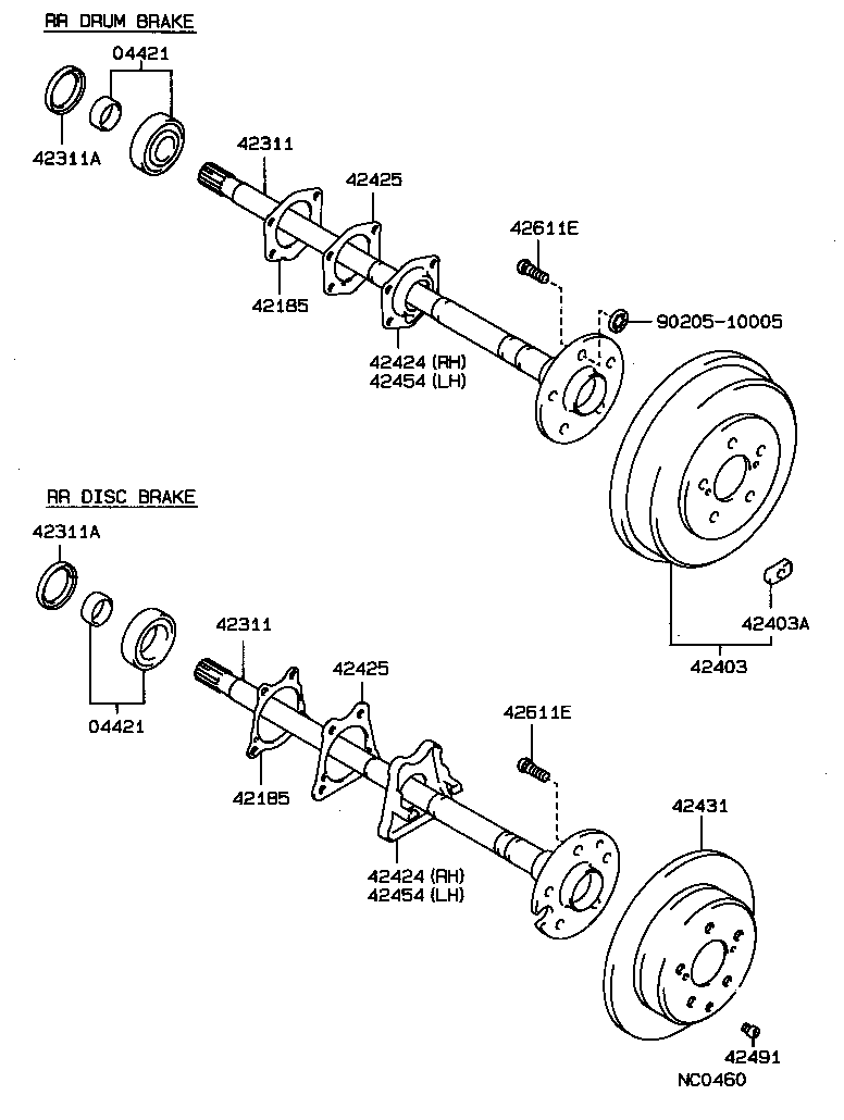 42431-30130 Disc, Rear Toyota | YoshiParts