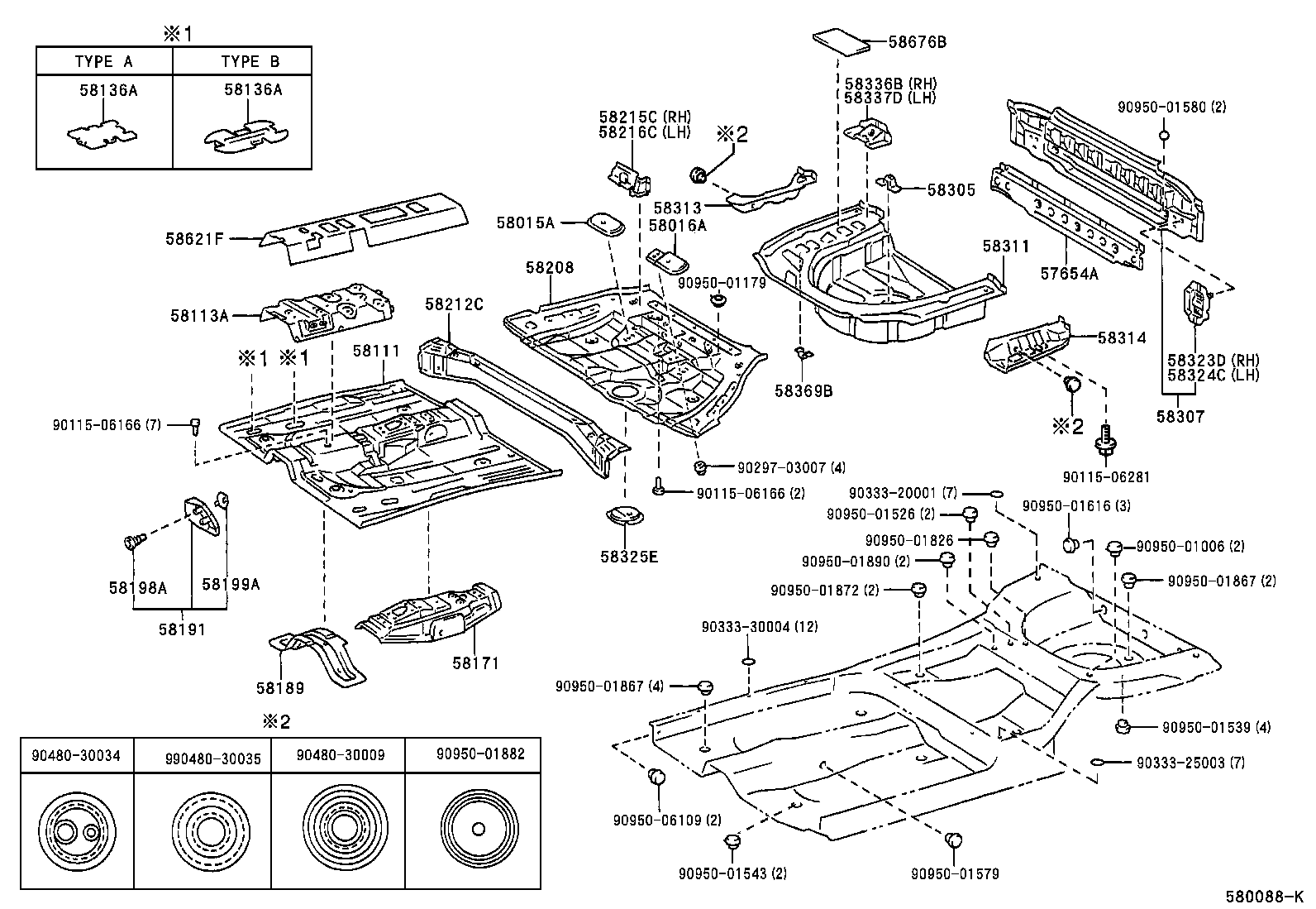 Floor Pan & Lower Back Panel