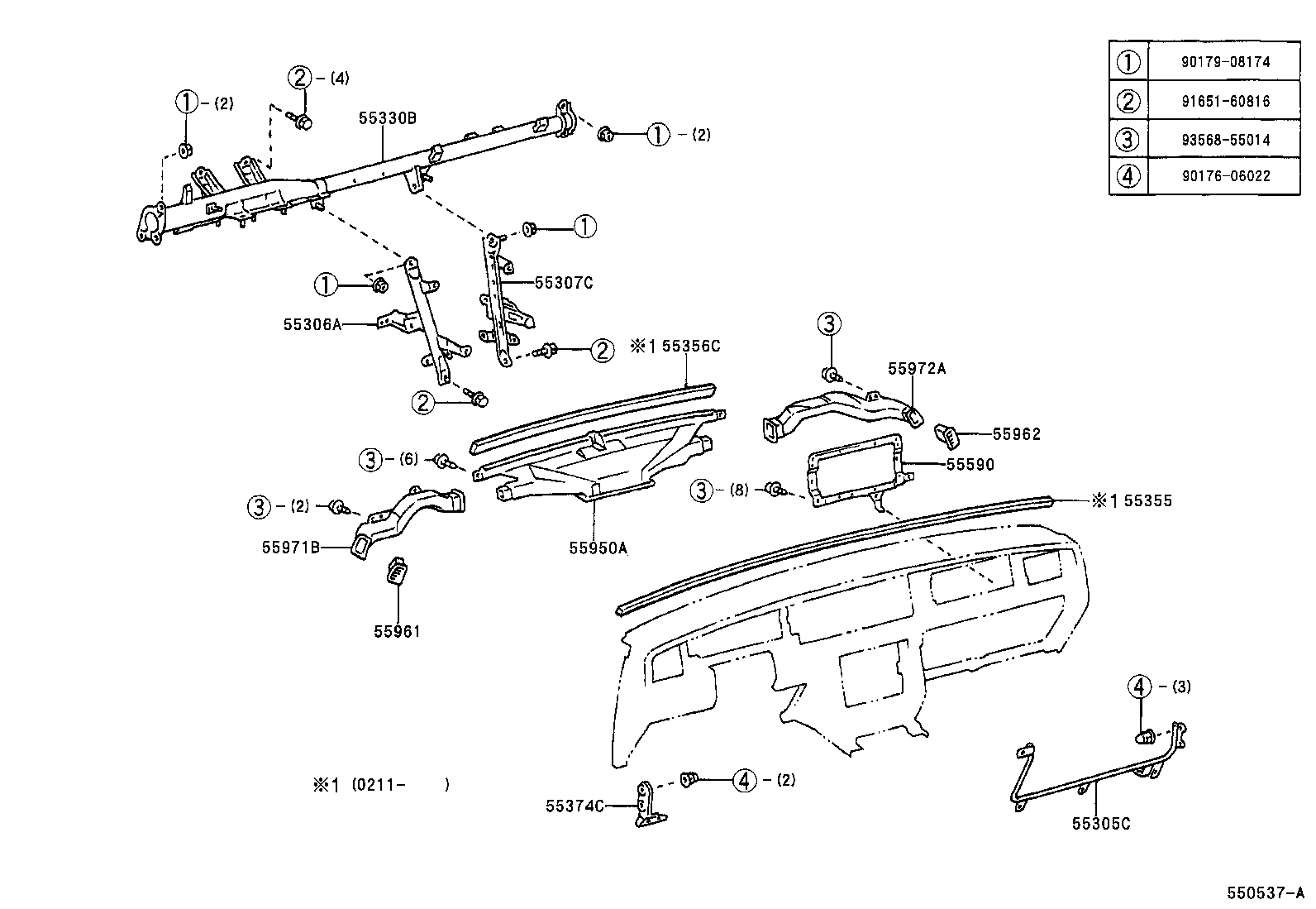 Instrument Panel Glove Compartment