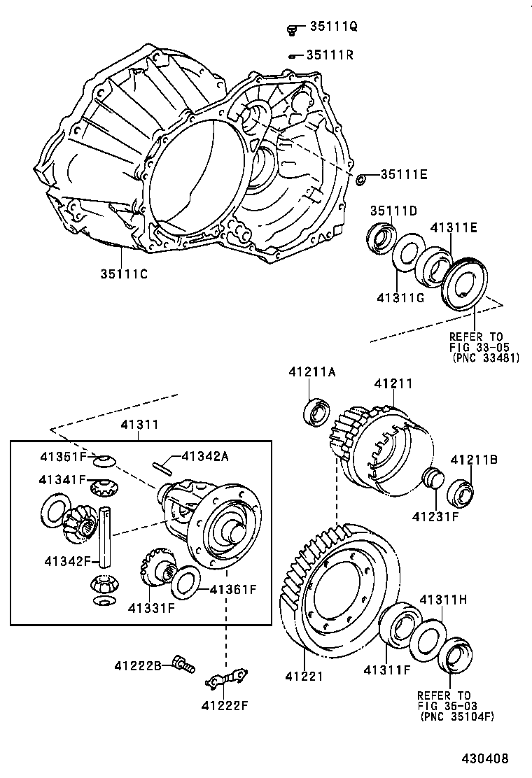 Front Axle Housing & Differential