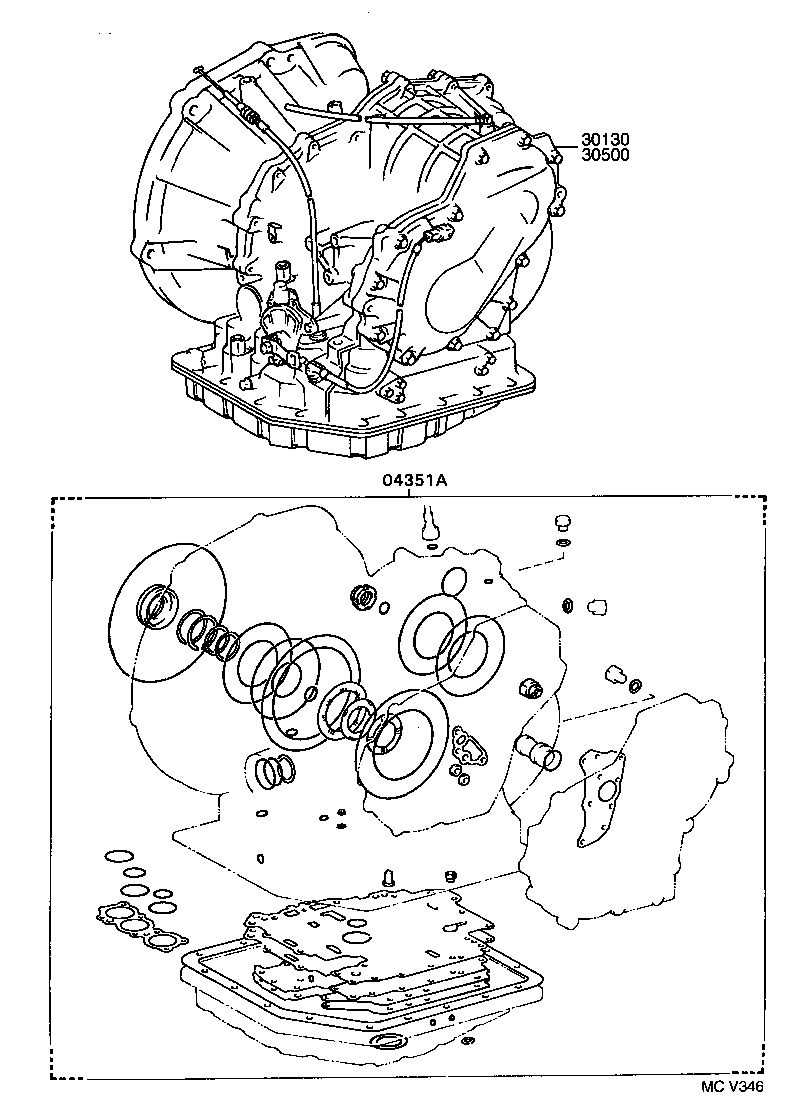 Transaxle Or Transmission Assy & Gasket Kit