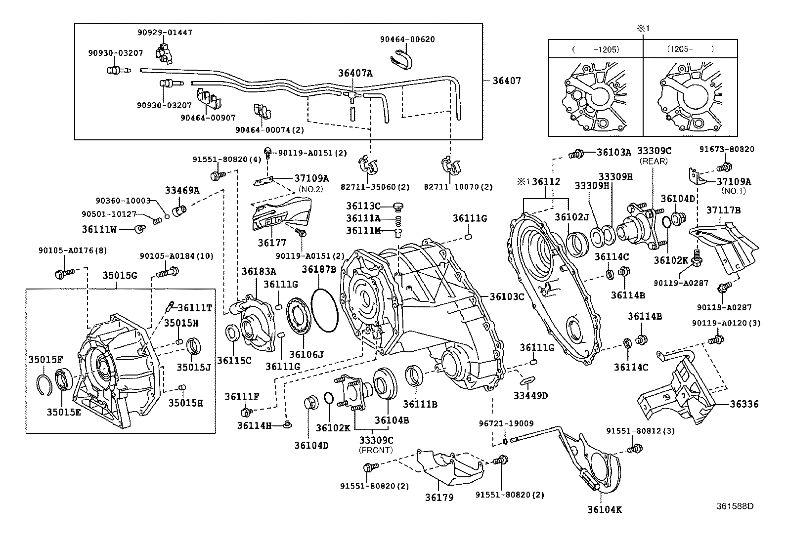 Transfer Case & Extension Housing