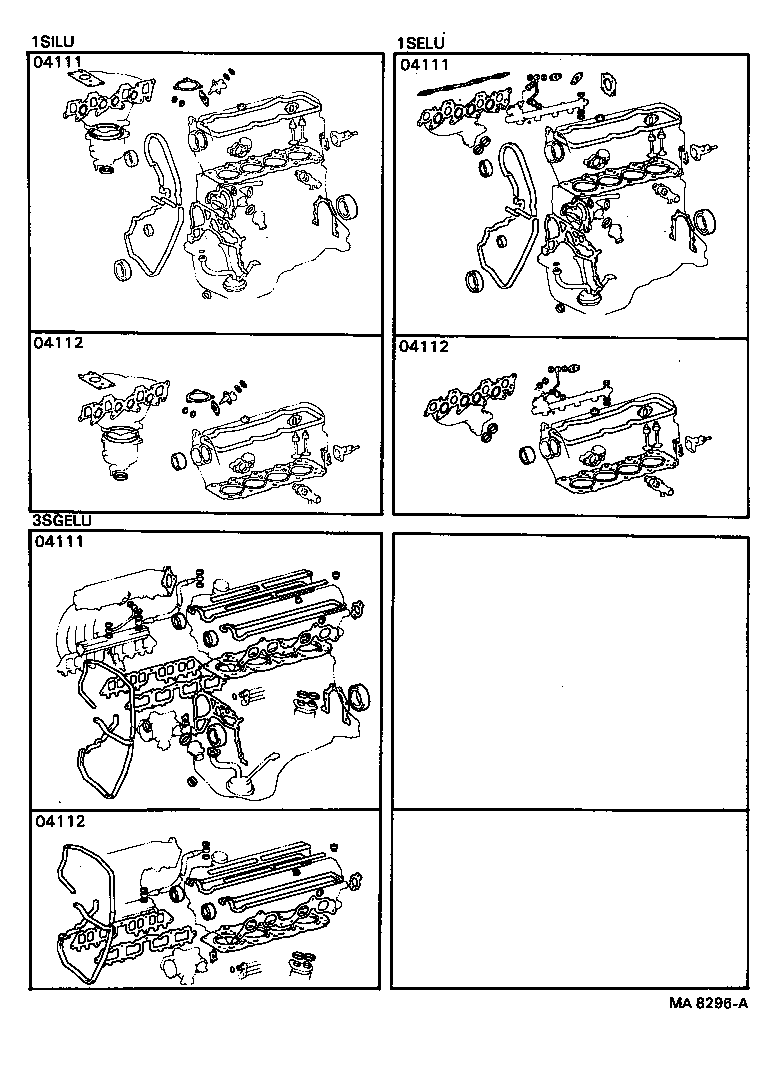Engine Overhaul Gasket Kit