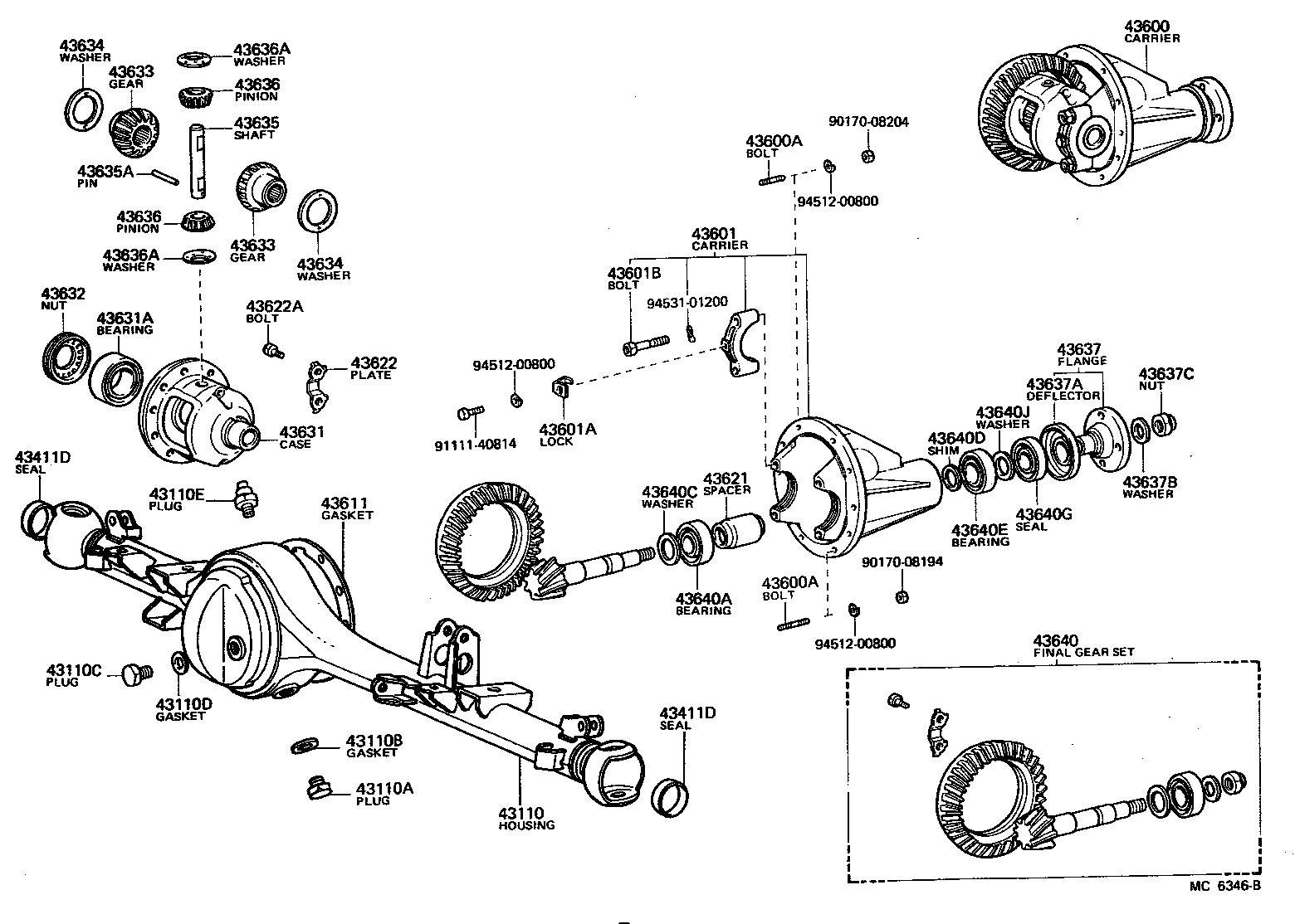 Front Axle Housing & Differential