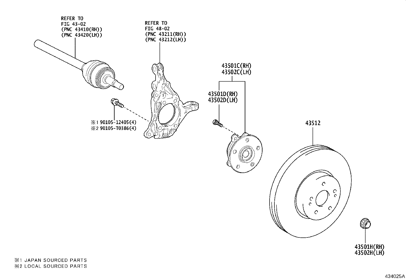 Front Axle Hub