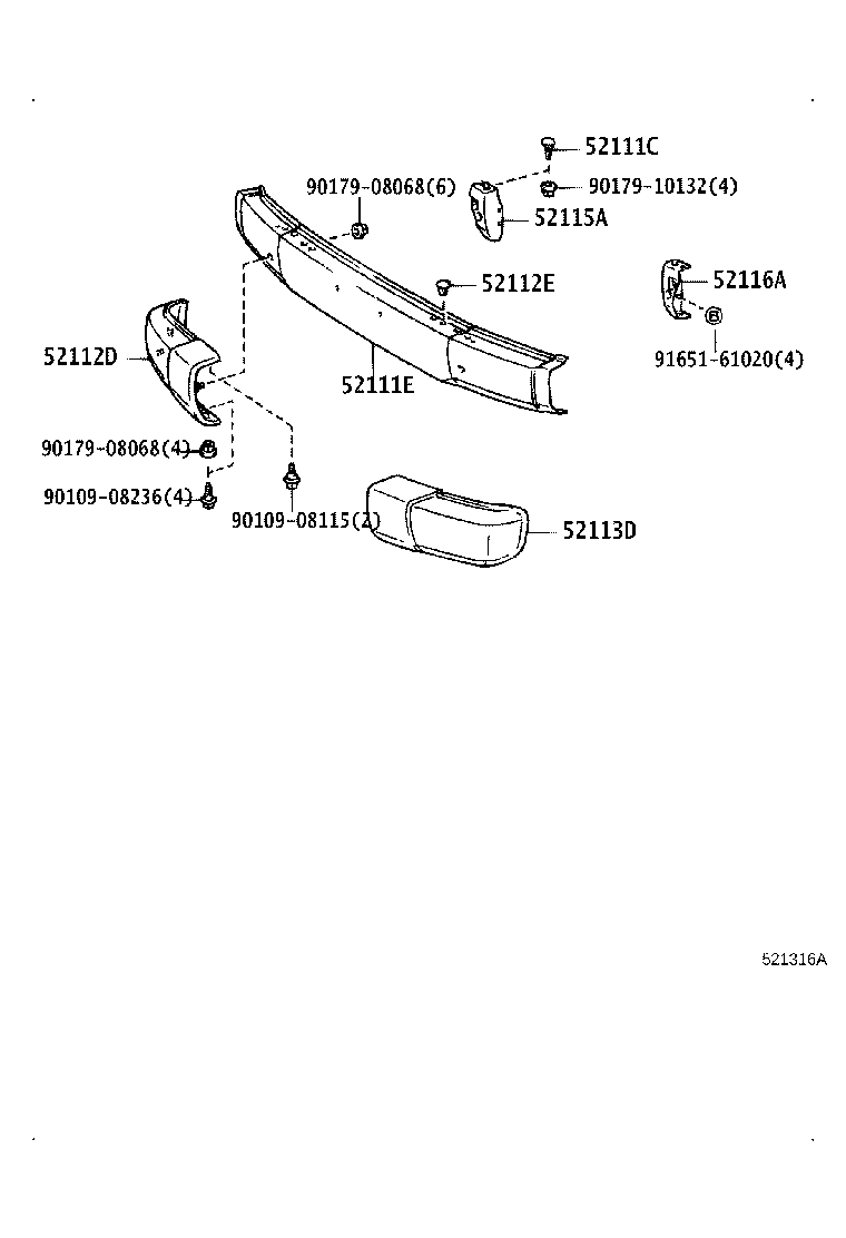 Front Bumper Bumper Stay