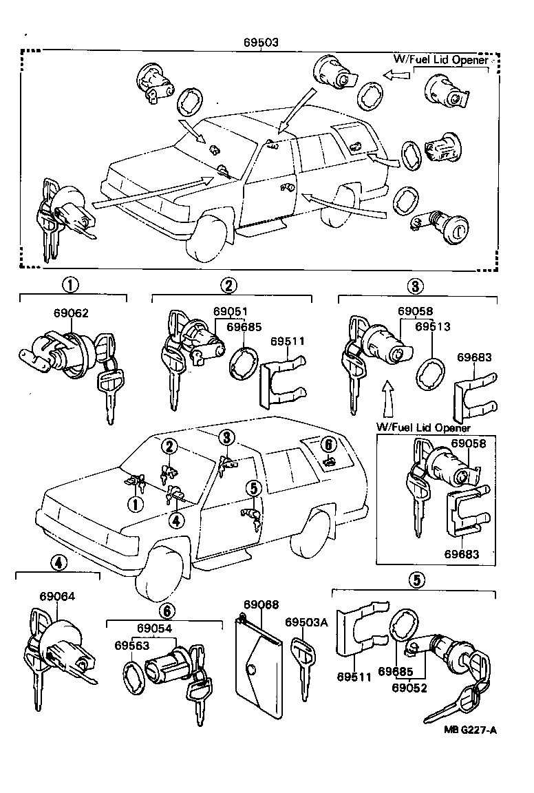 Lock Cylinder Set