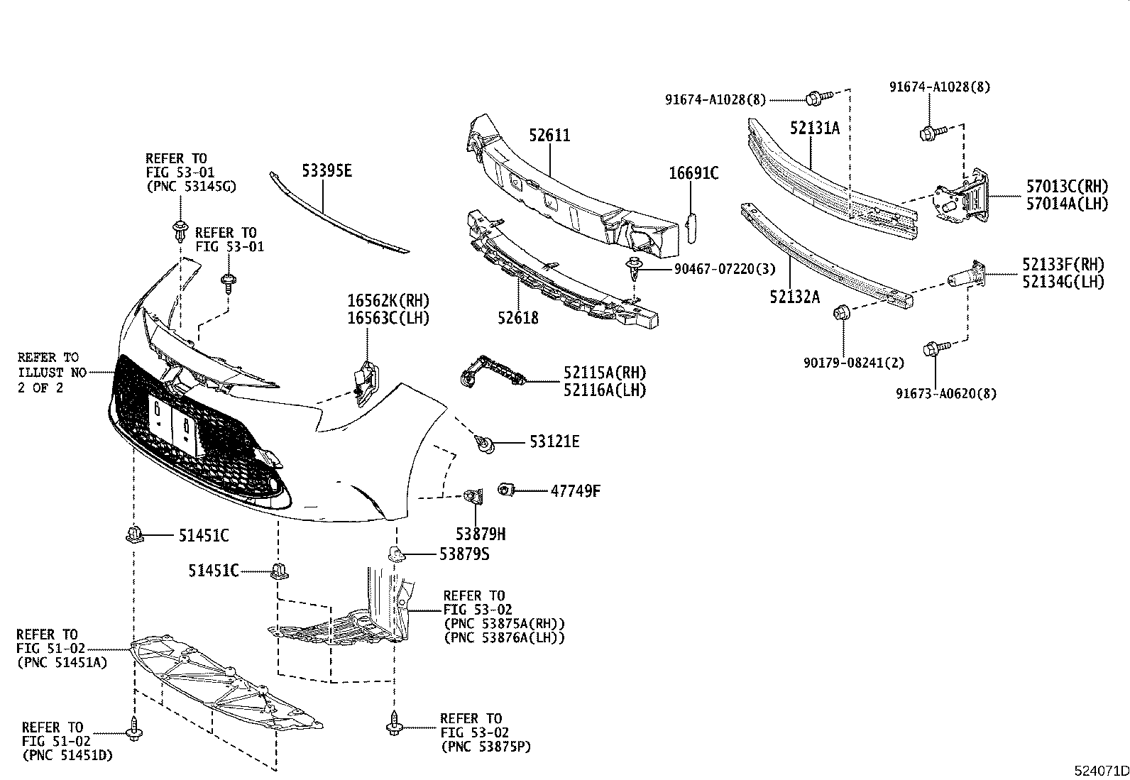Front Bumper Bumper Stay