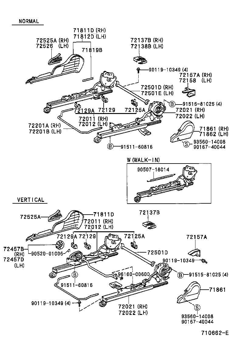 Front Seat & Seat Track