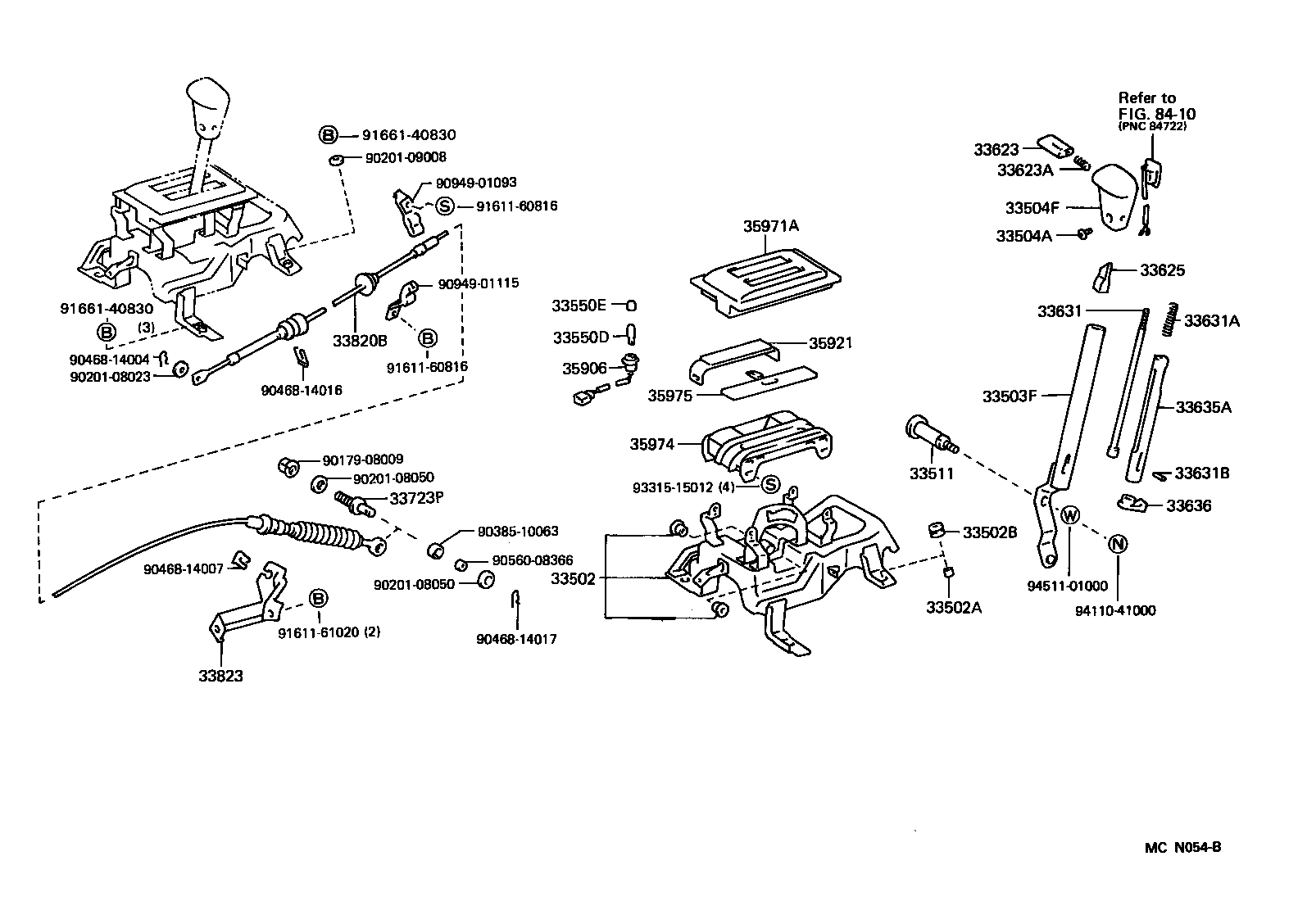 Shift Lever & Retainer