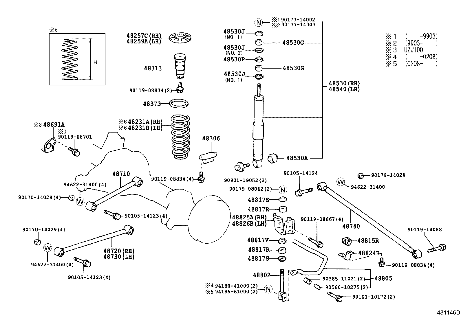 Rear Spring & Shock Absorber