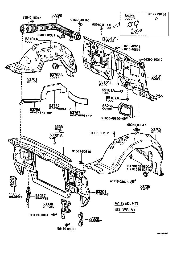 Front Fender Apron Dash Panel