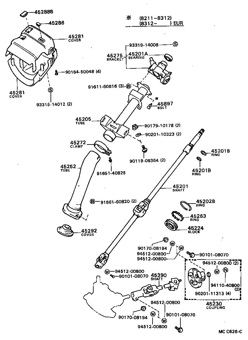 Steering Column & Shaft