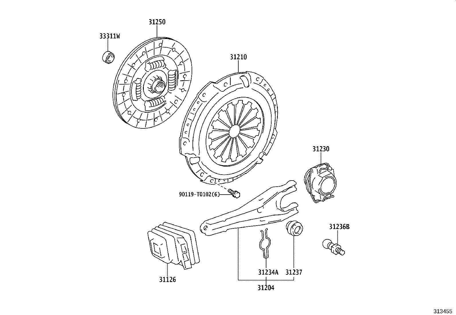 Clutch & Release Fork