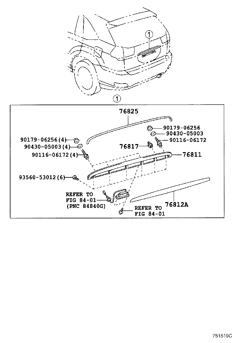 Rear Moulding