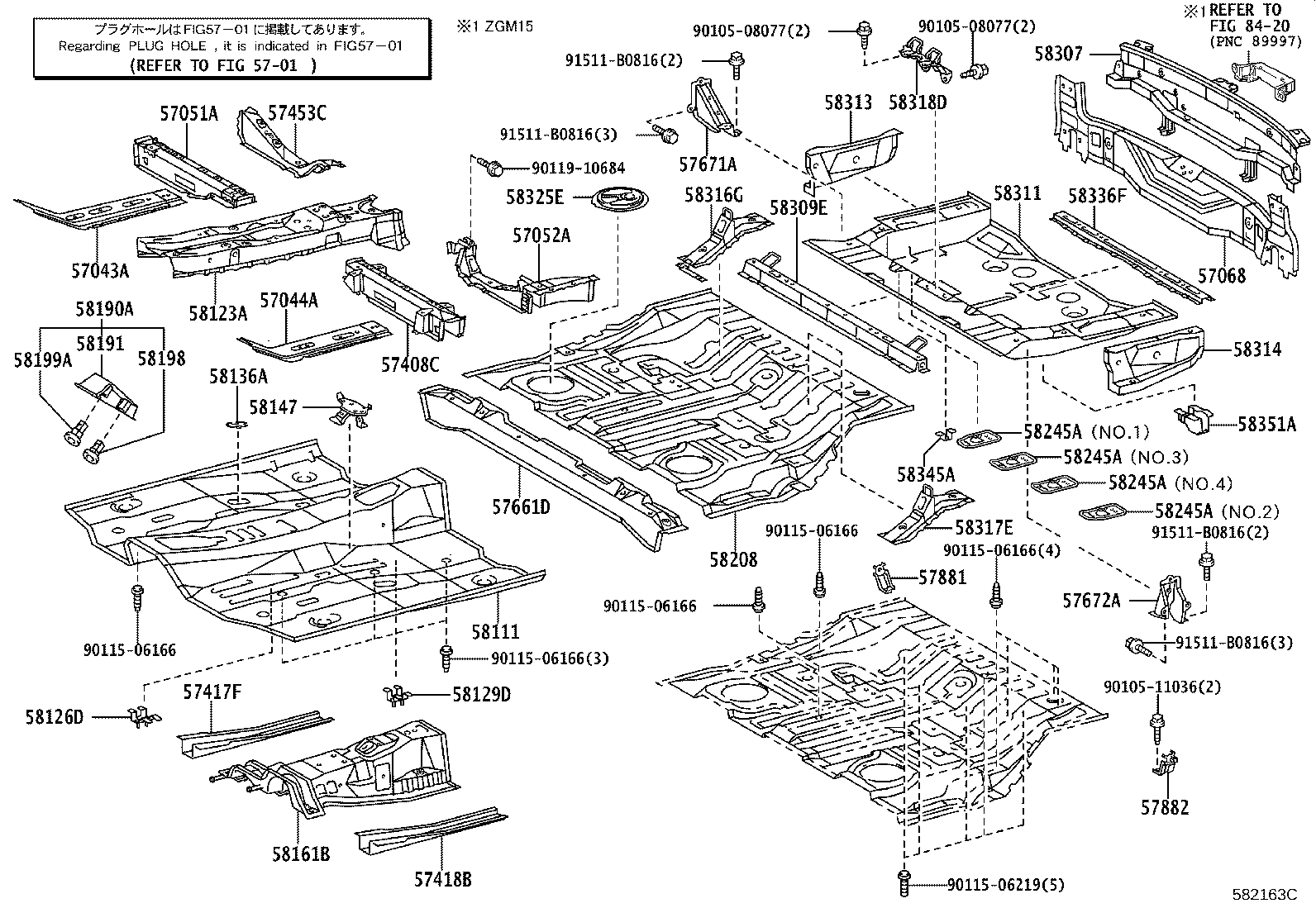 Floor Pan & Lower Back Panel