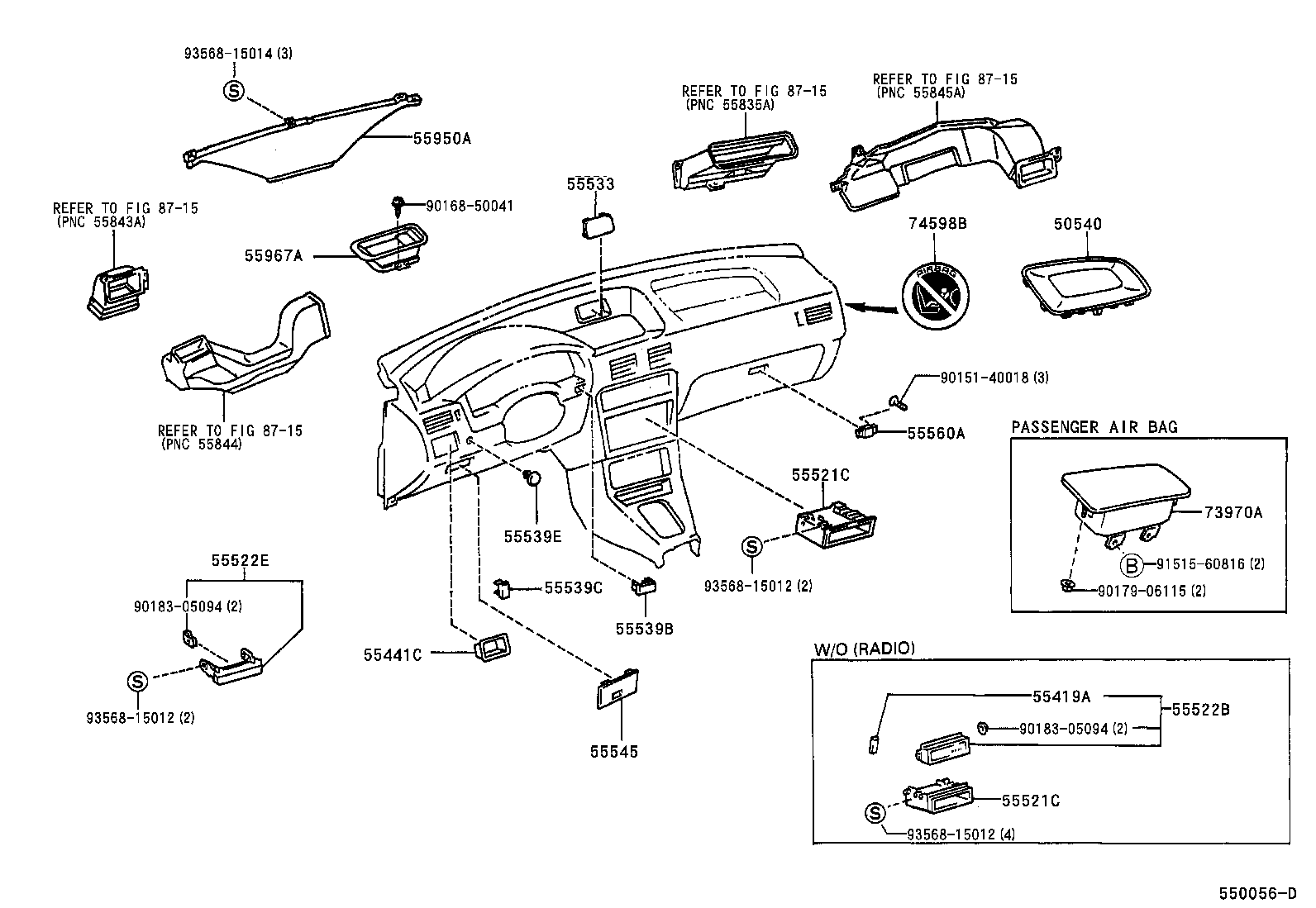 Instrument Panel Glove Compartment
