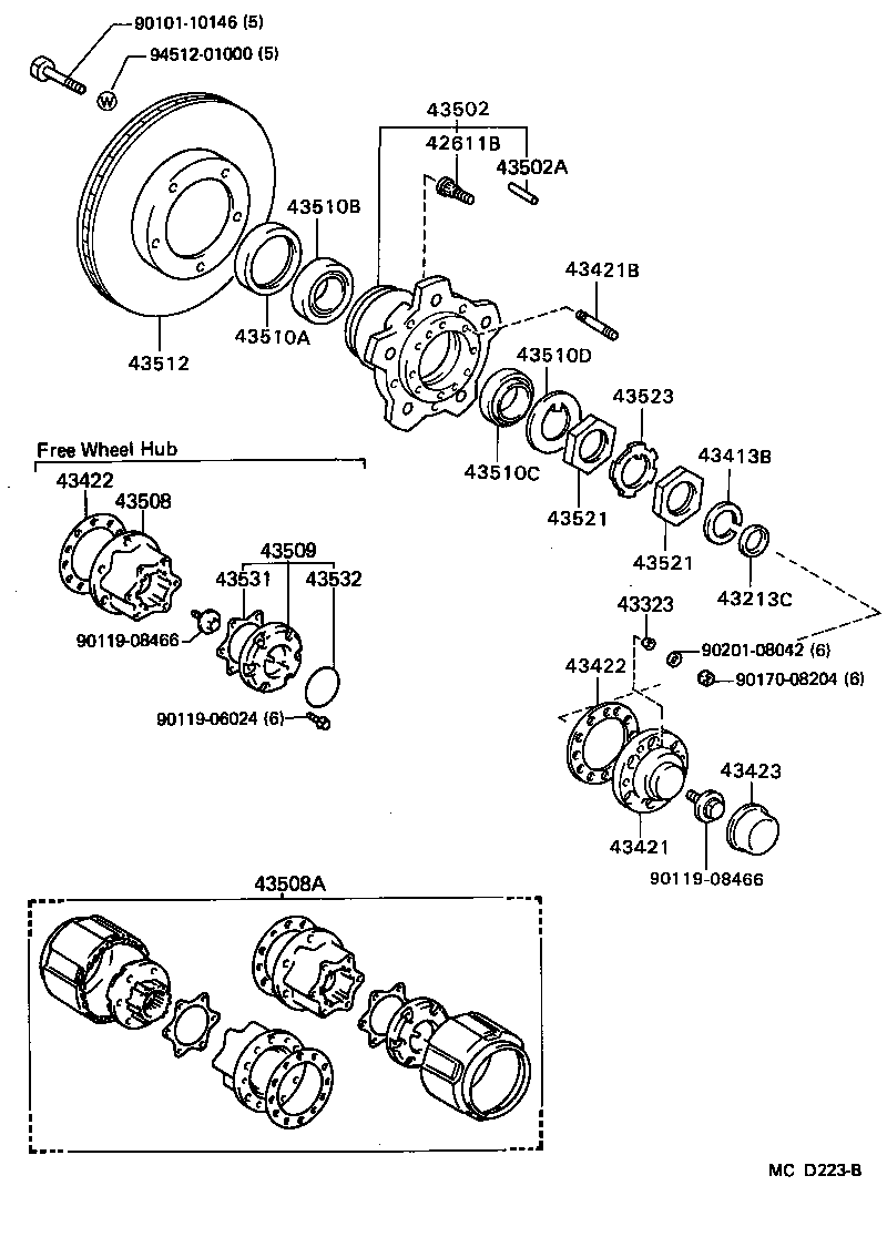 Front Axle Hub