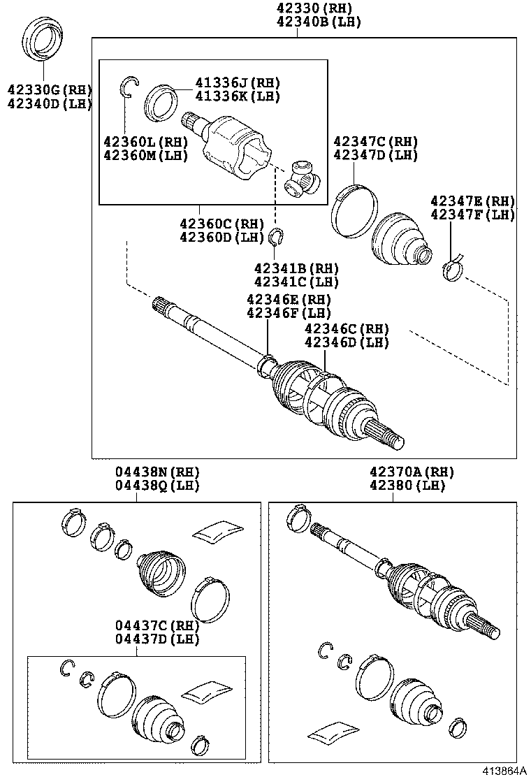 Rear Axle Shaft Hub