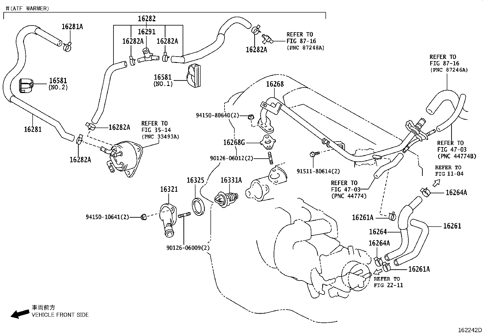 Radiator Water Outlet