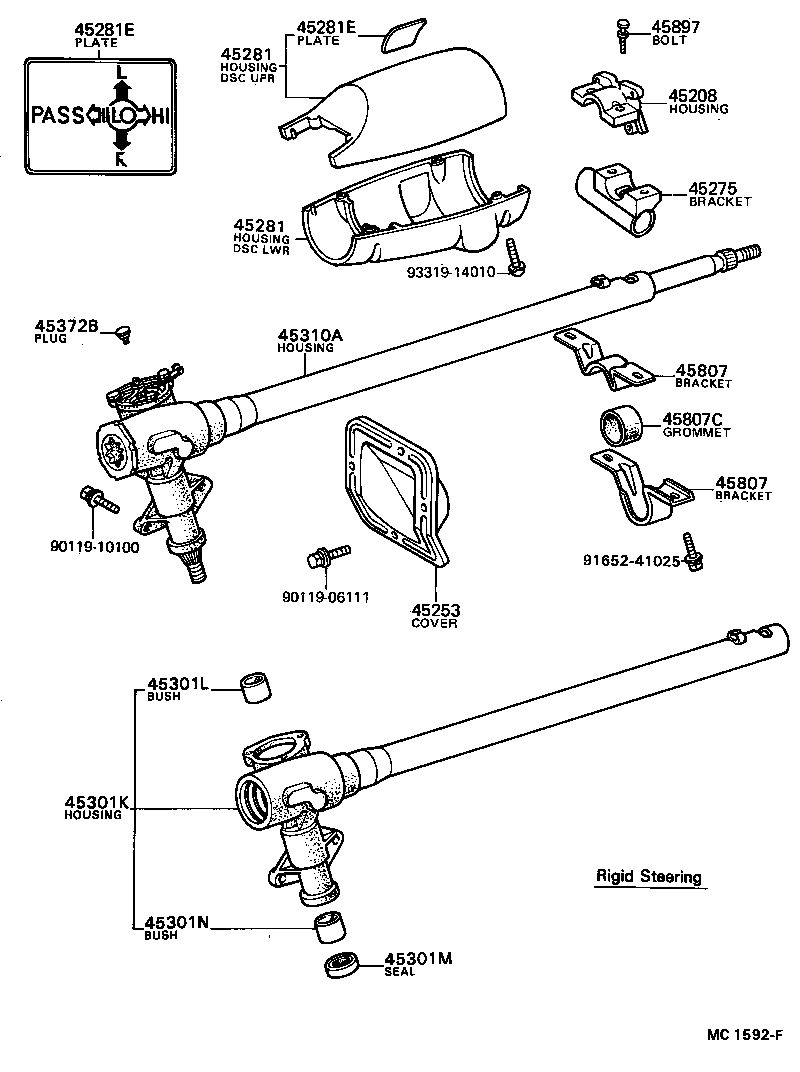 Steering Column & Shaft