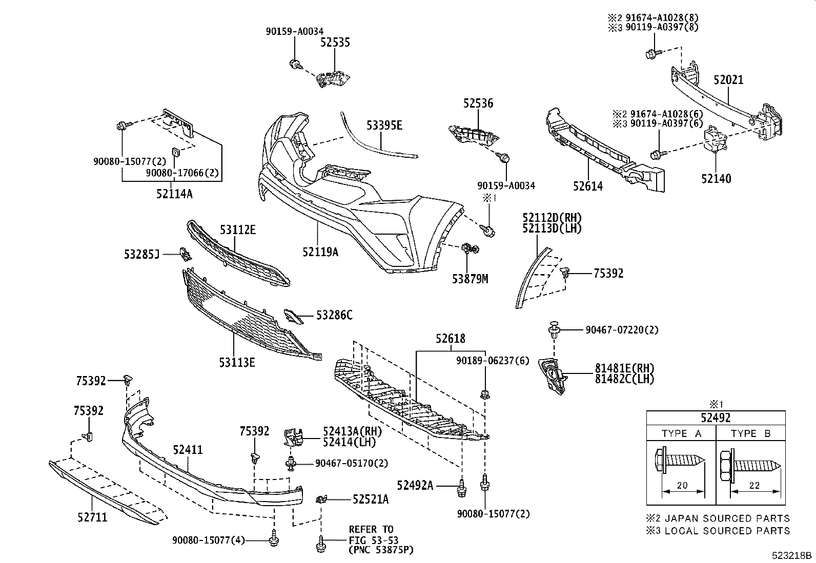 Front Bumper Bumper Stay