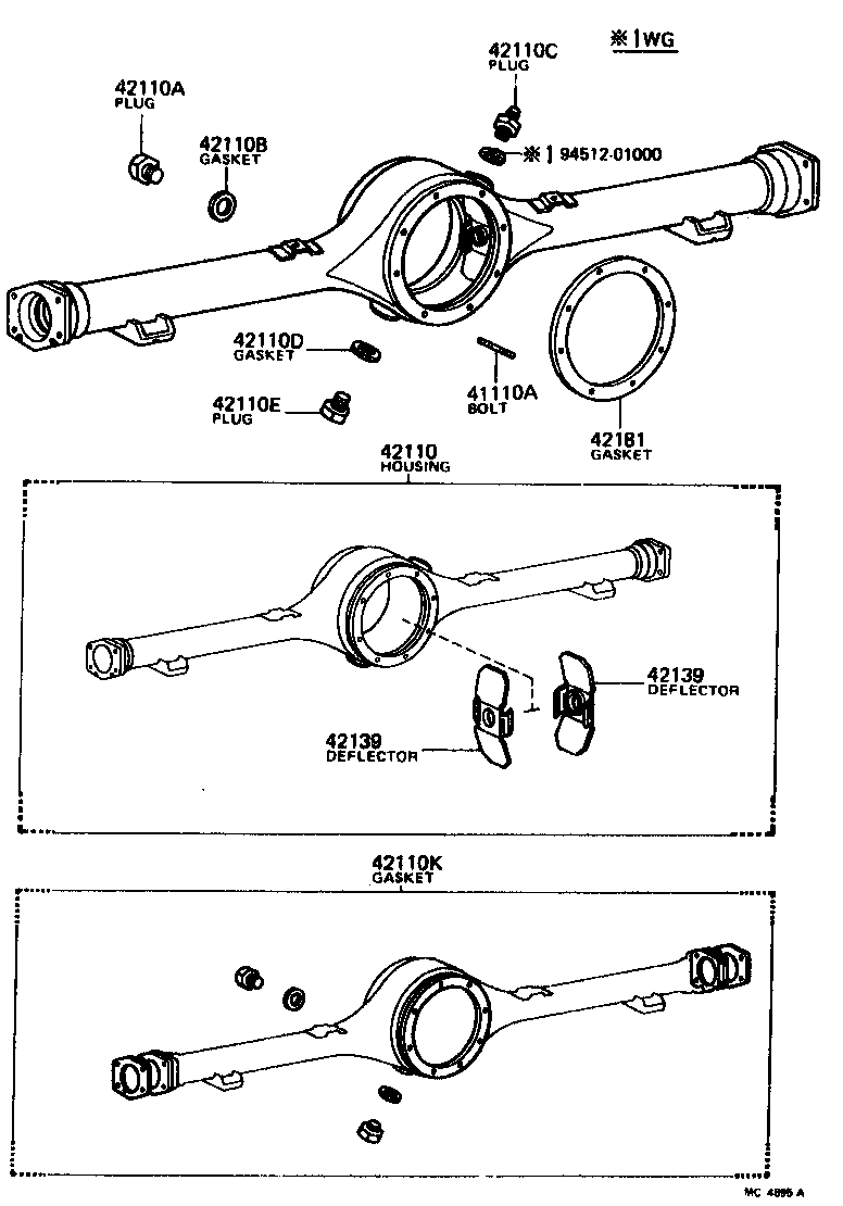 Rear Axle Housing Differential