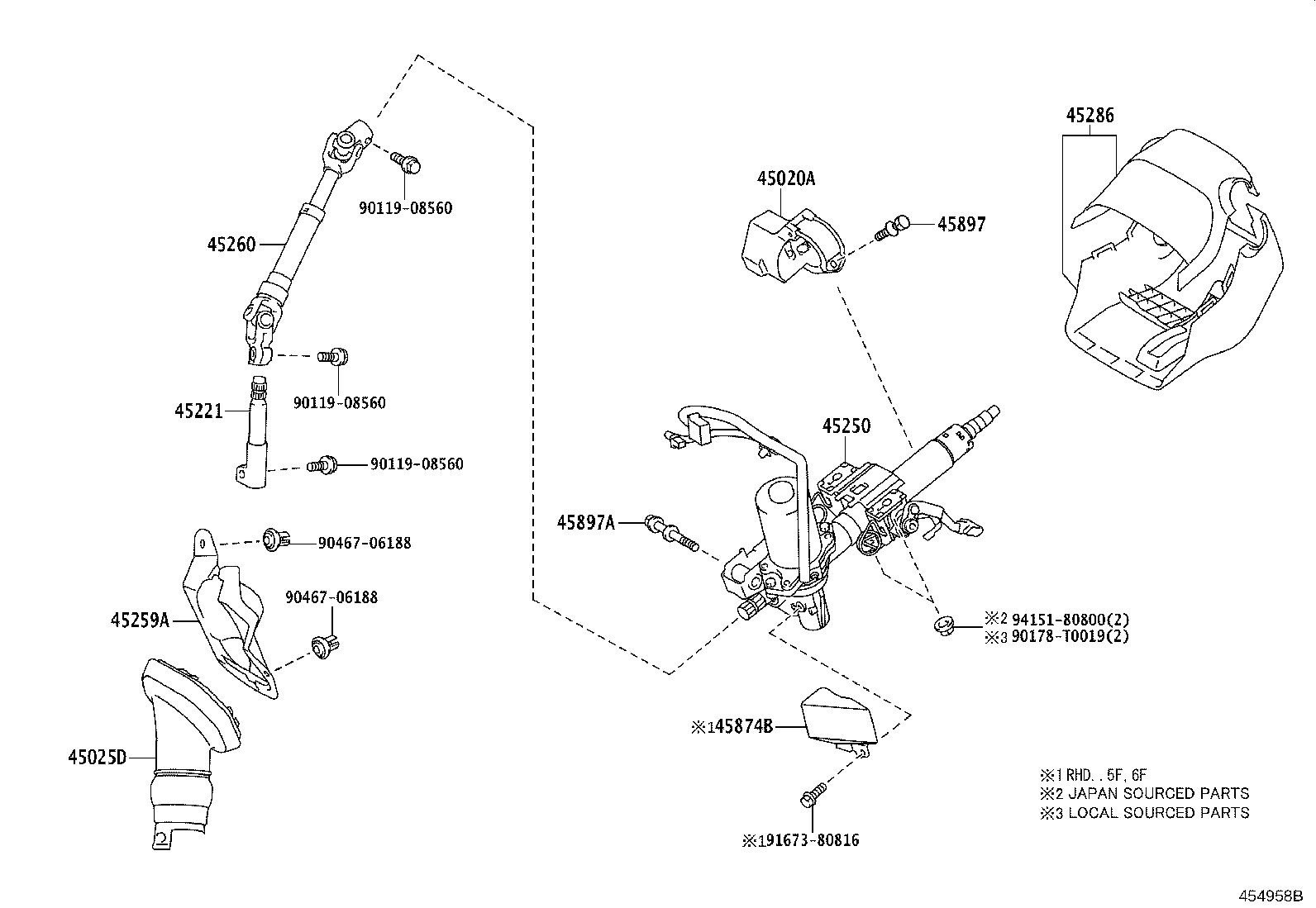 Steering Column & Shaft