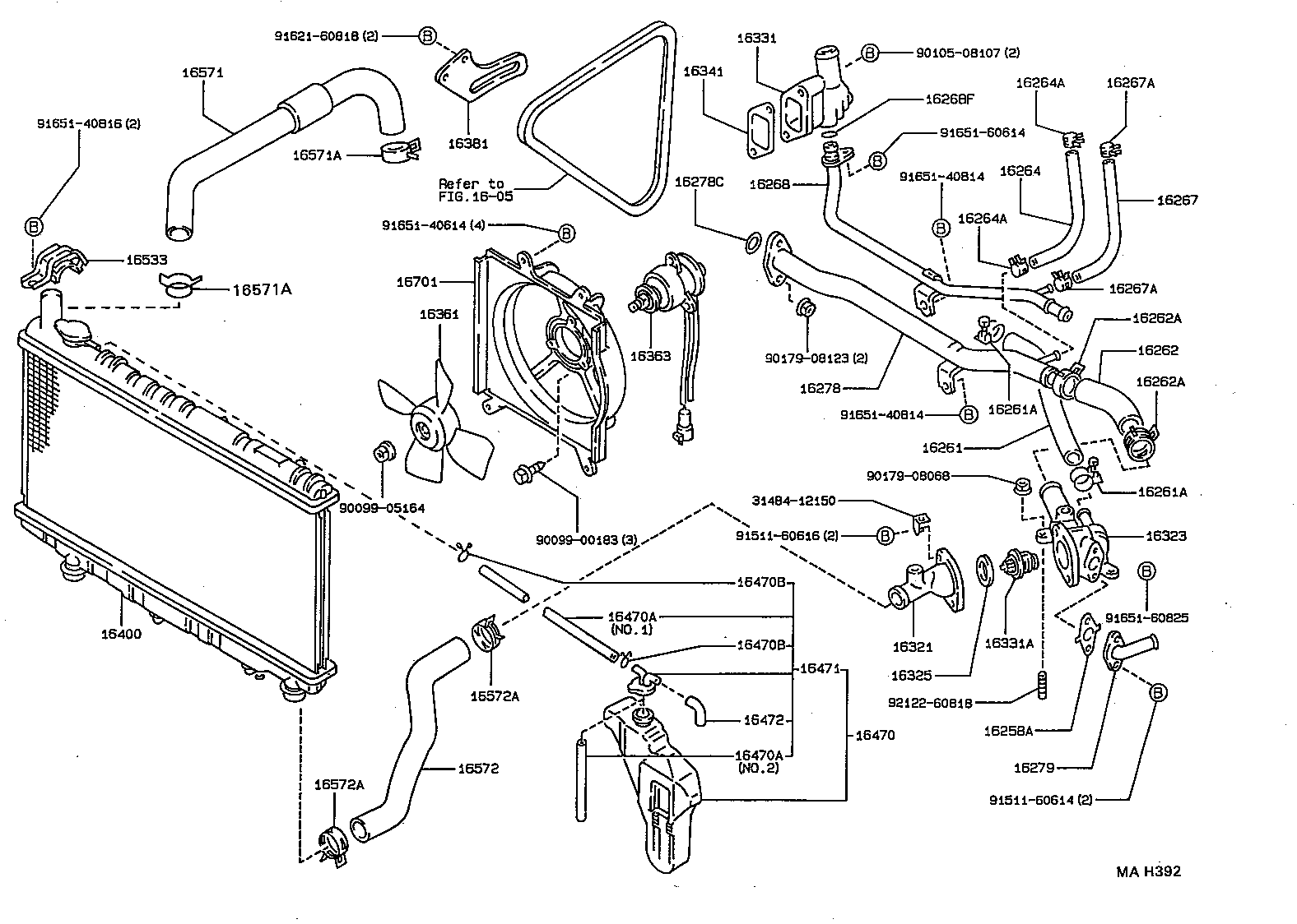 Radiator Water Outlet