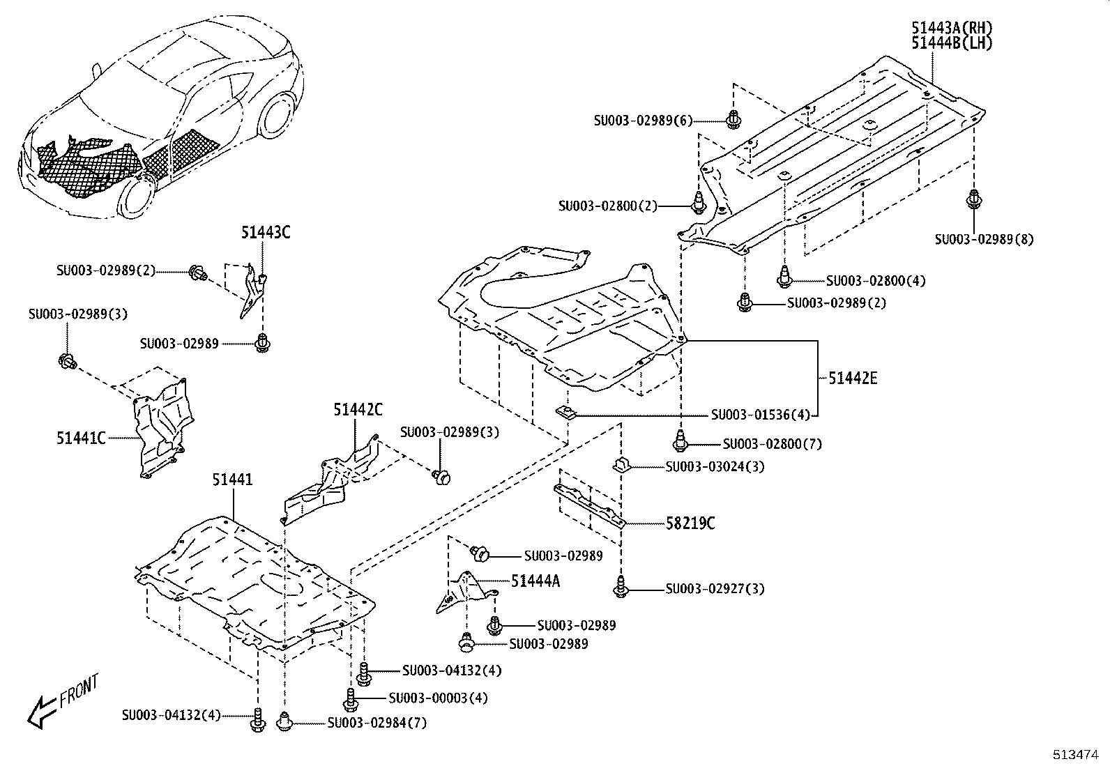 Suspension Crossmember & Under Cover