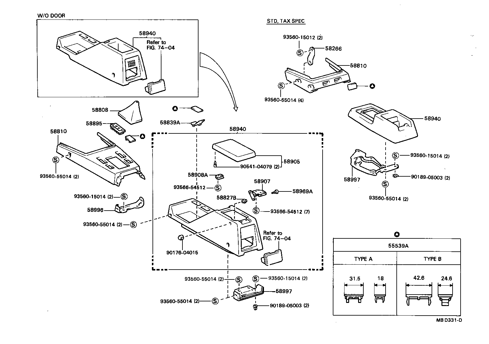 Console Box & Bracket