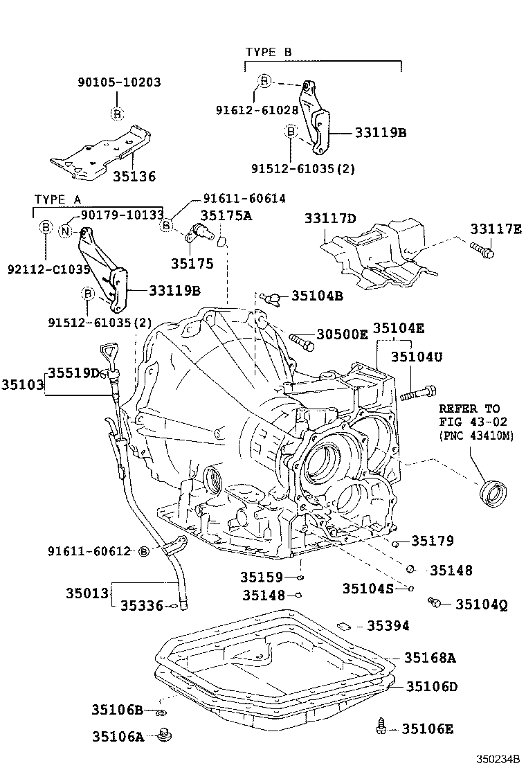 Transmission Case & Oil Pan