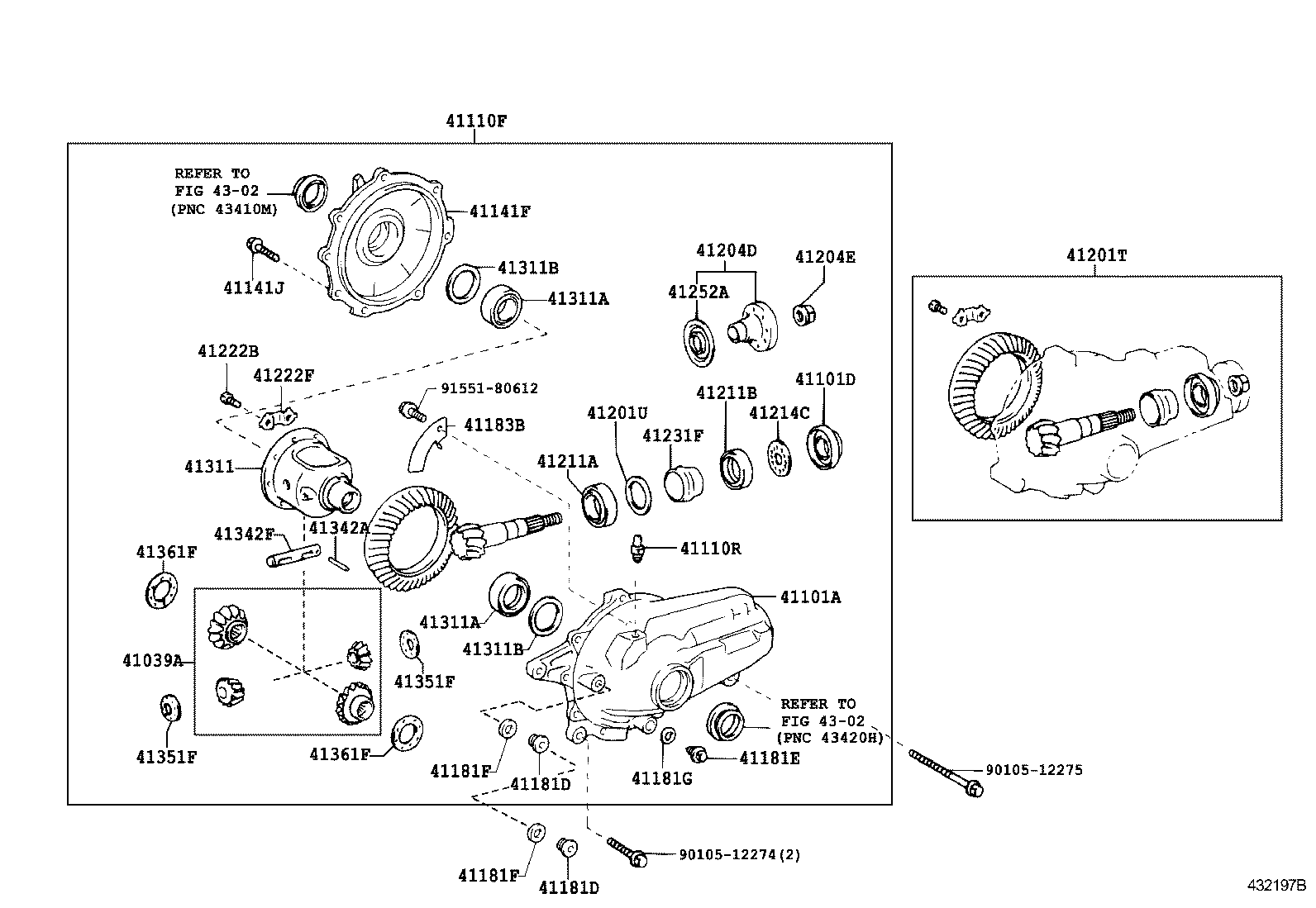 Front Axle Housing & Differential