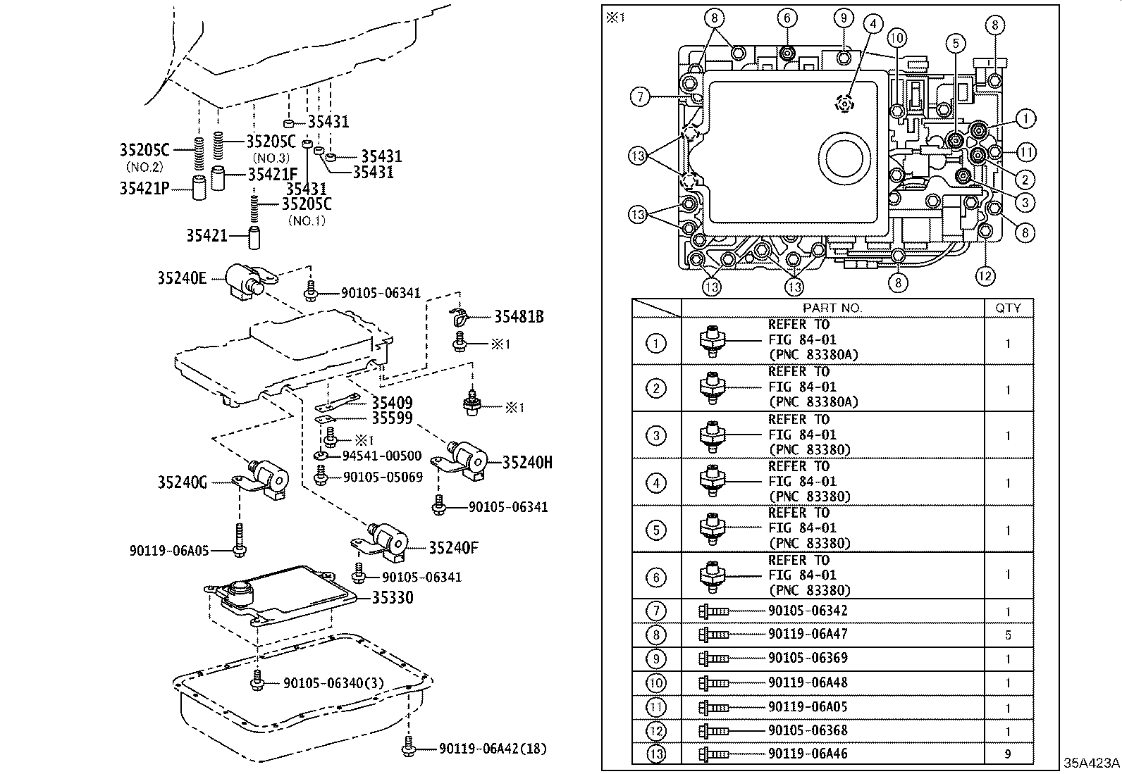 Valve Body Oil Strainer