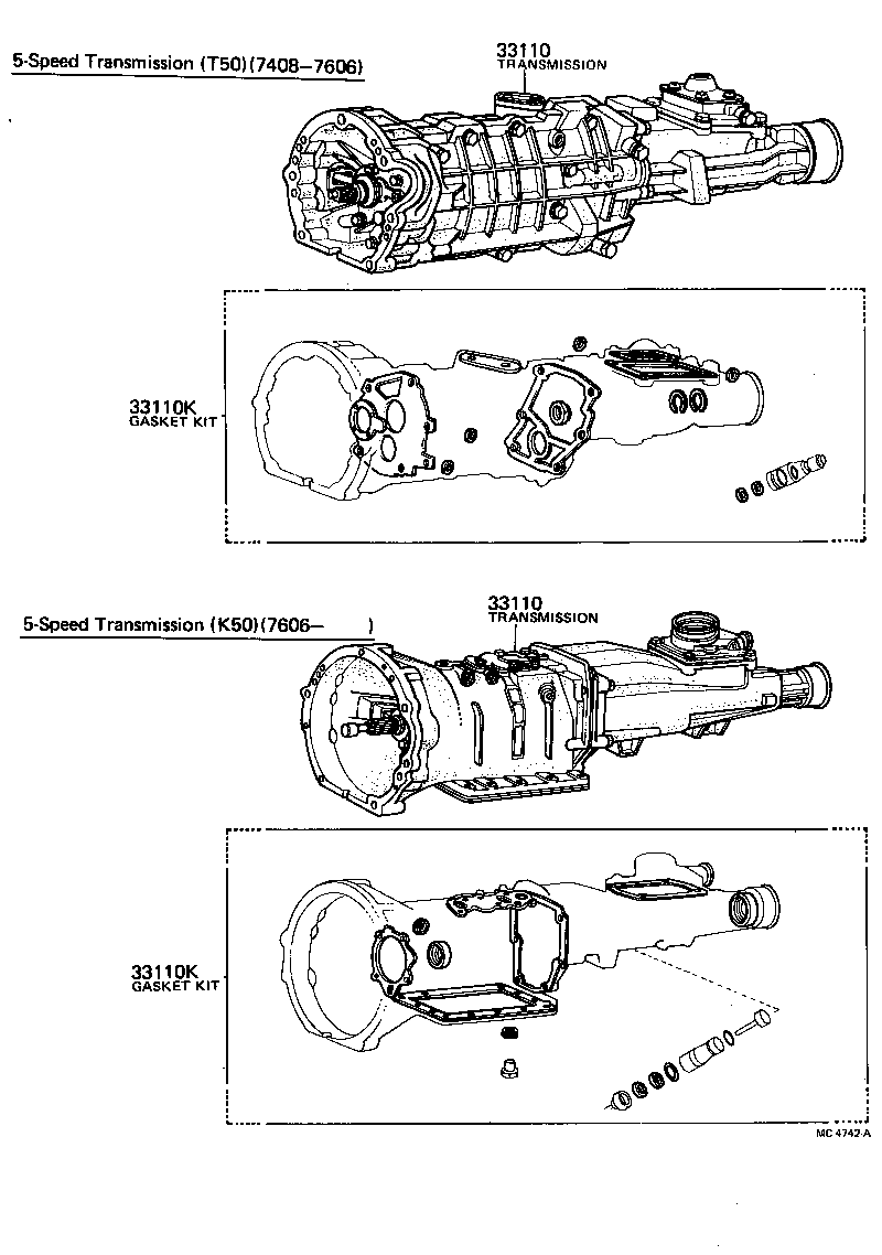 Transaxle Or Transmission Assy & Gasket Kit