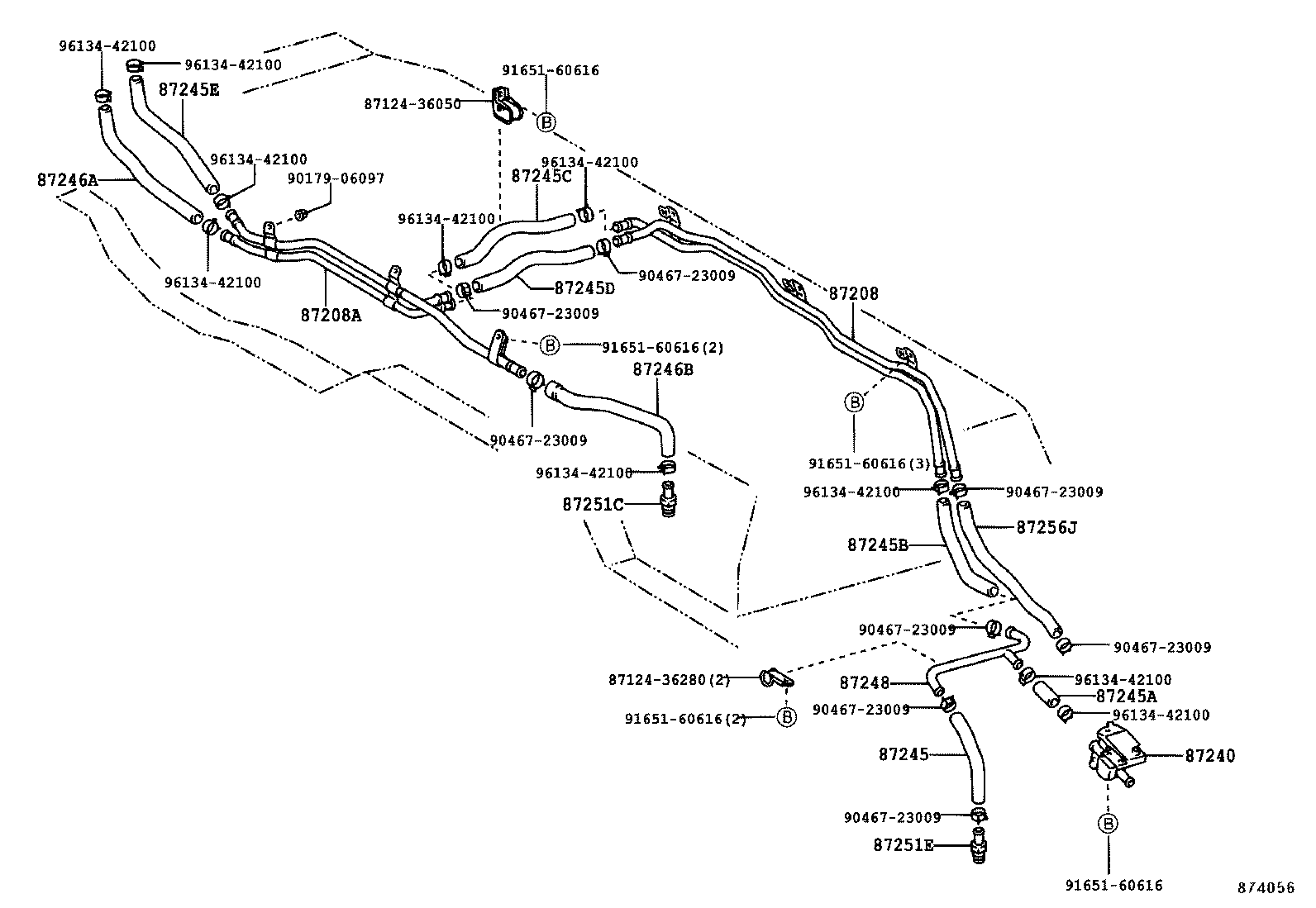 Tuberías de agua para calefacción y aire acondicionado