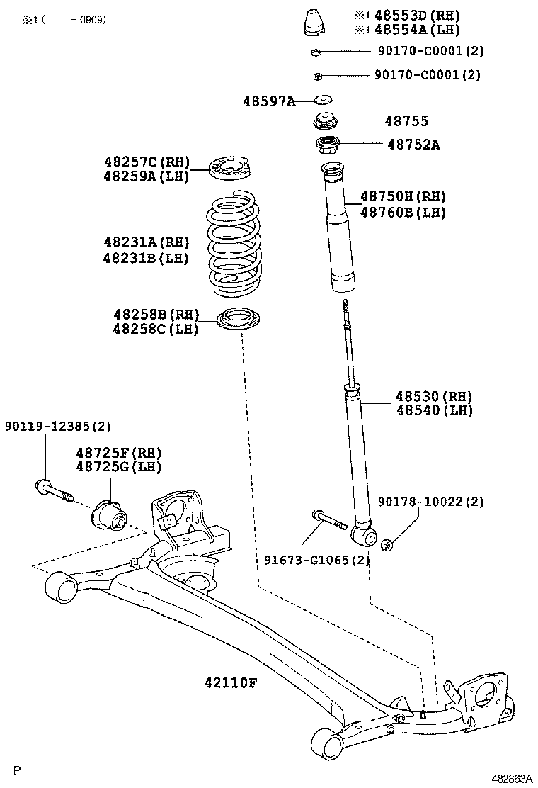 Rear Spring & Shock Absorber