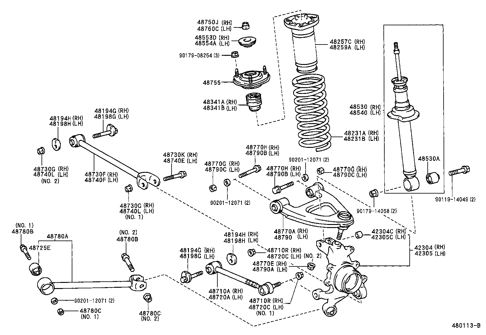 Rear Spring & Shock Absorber