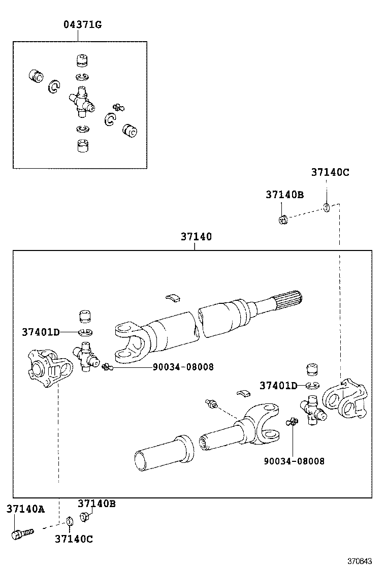 Propeller Shaft & Universal Joint