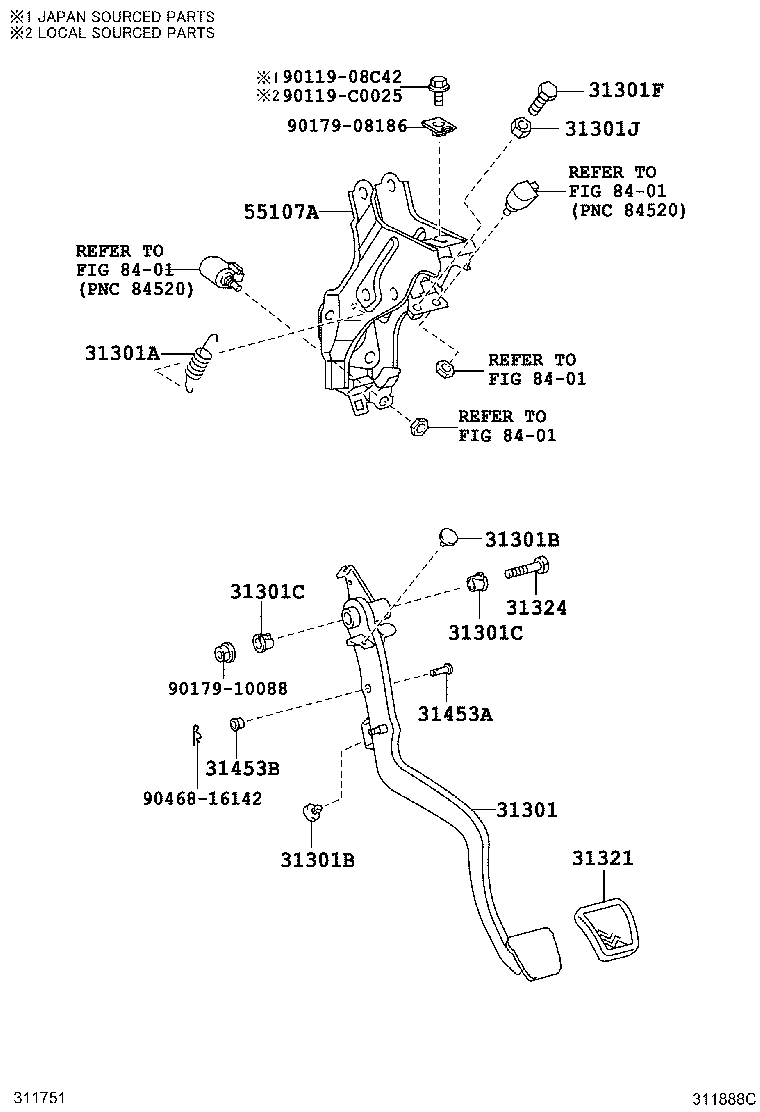 Clutch Pedal Flexible Hose