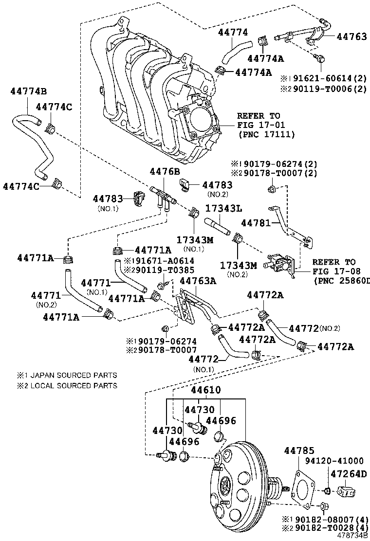 Brake Booster & Vacuum Tube