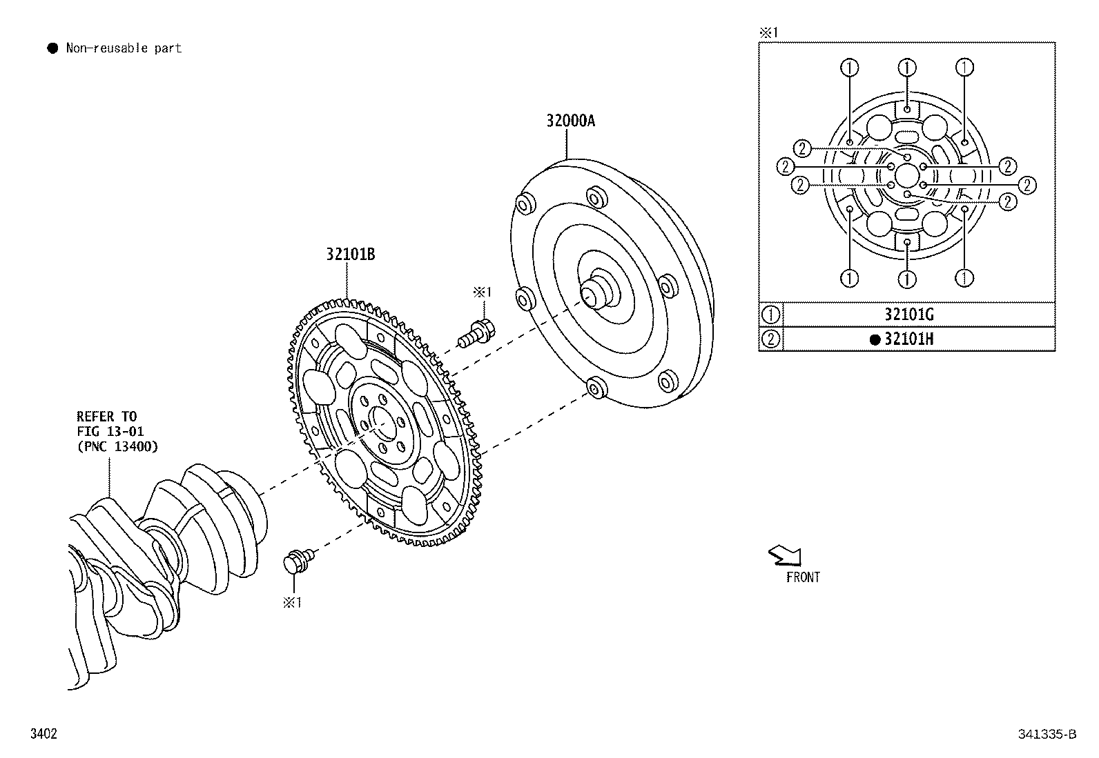 Torque Converter Front Oil Pump